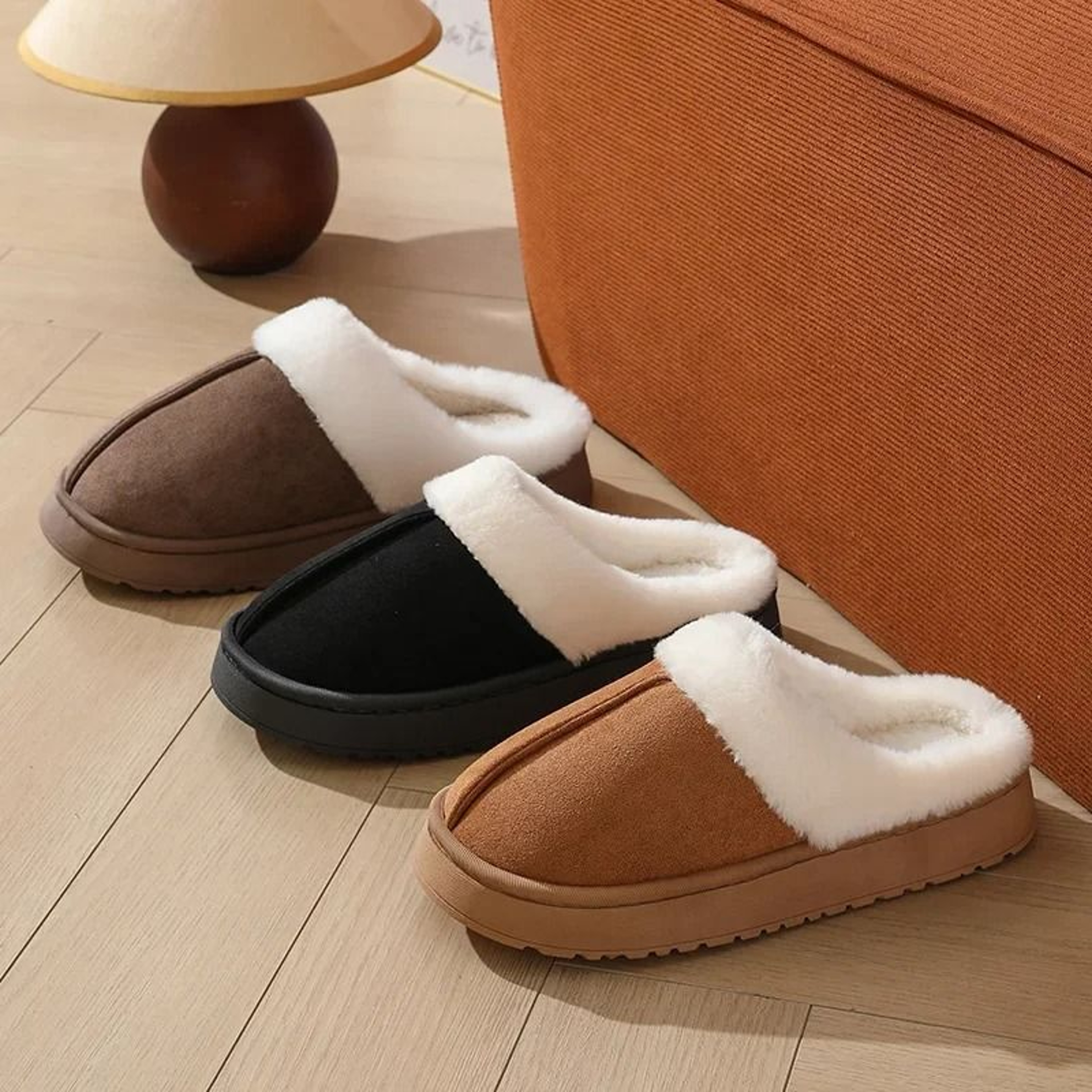 Thick Sole Outdoor Plush Slippers 5