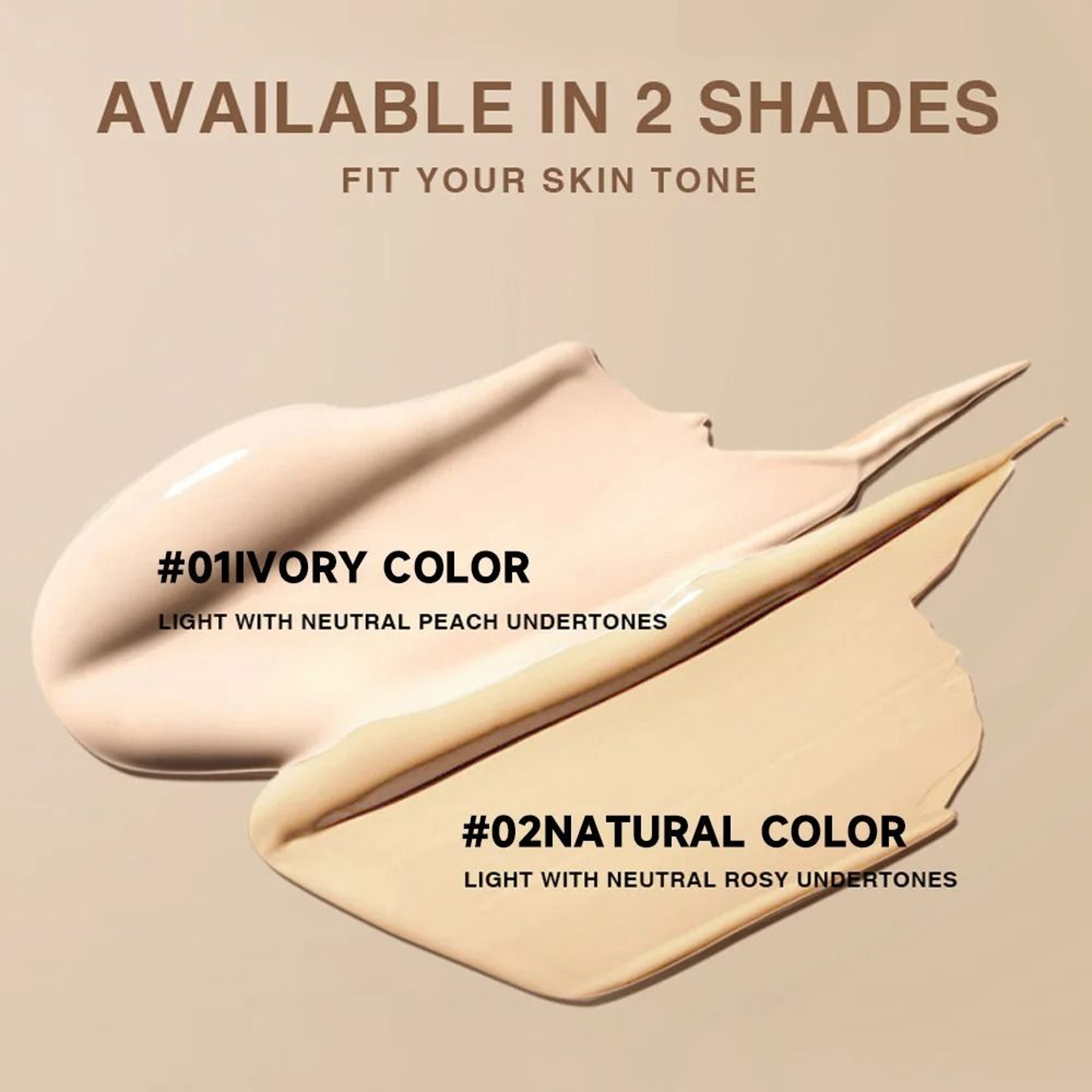 Watery DoubleHeaded Foundation Stick With Brush 2