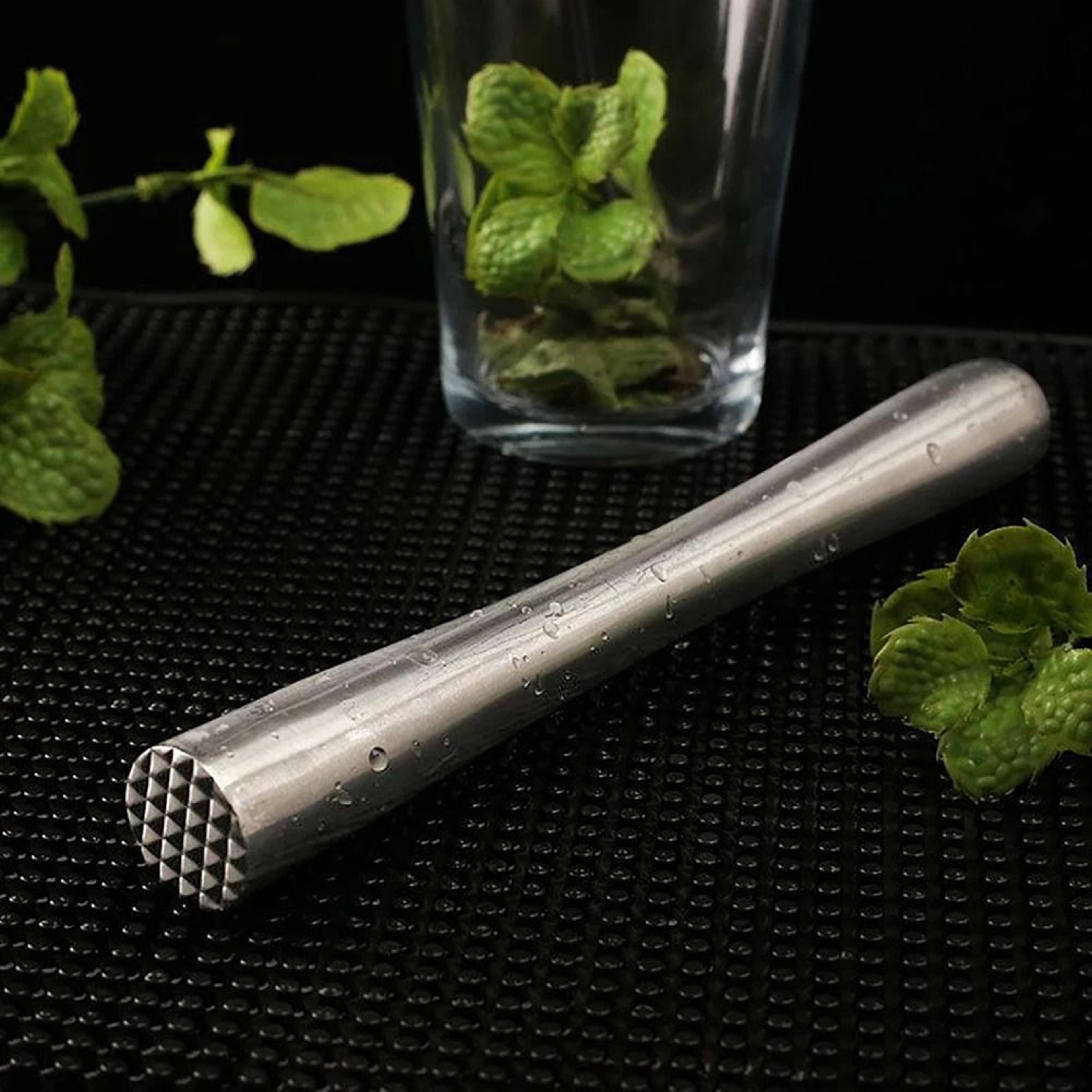 Stainless Steel Cocktail Muddler And Ice Crusher 0