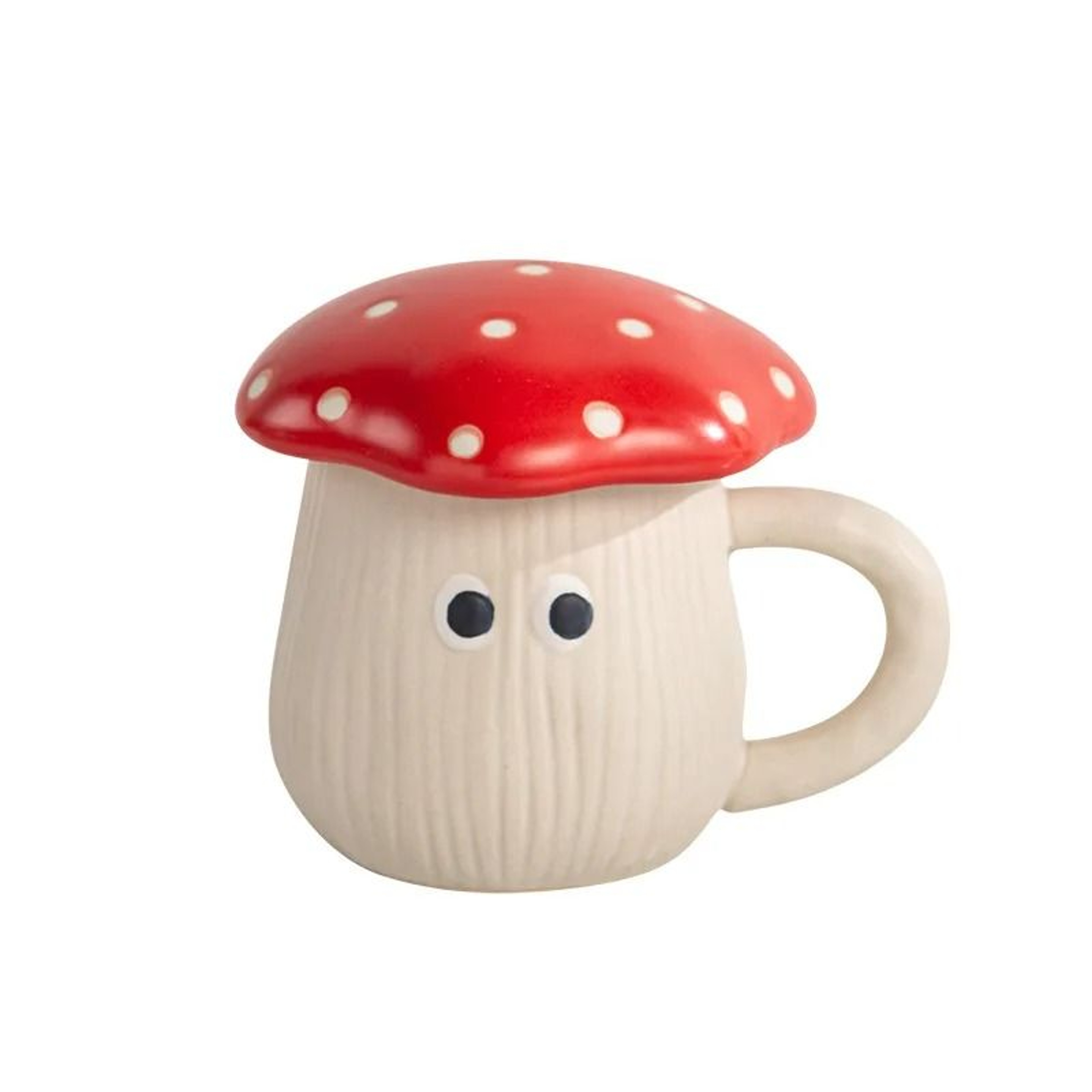Product Name Creative Red Mushroom Ceramic Mug With Decorative Lid 4