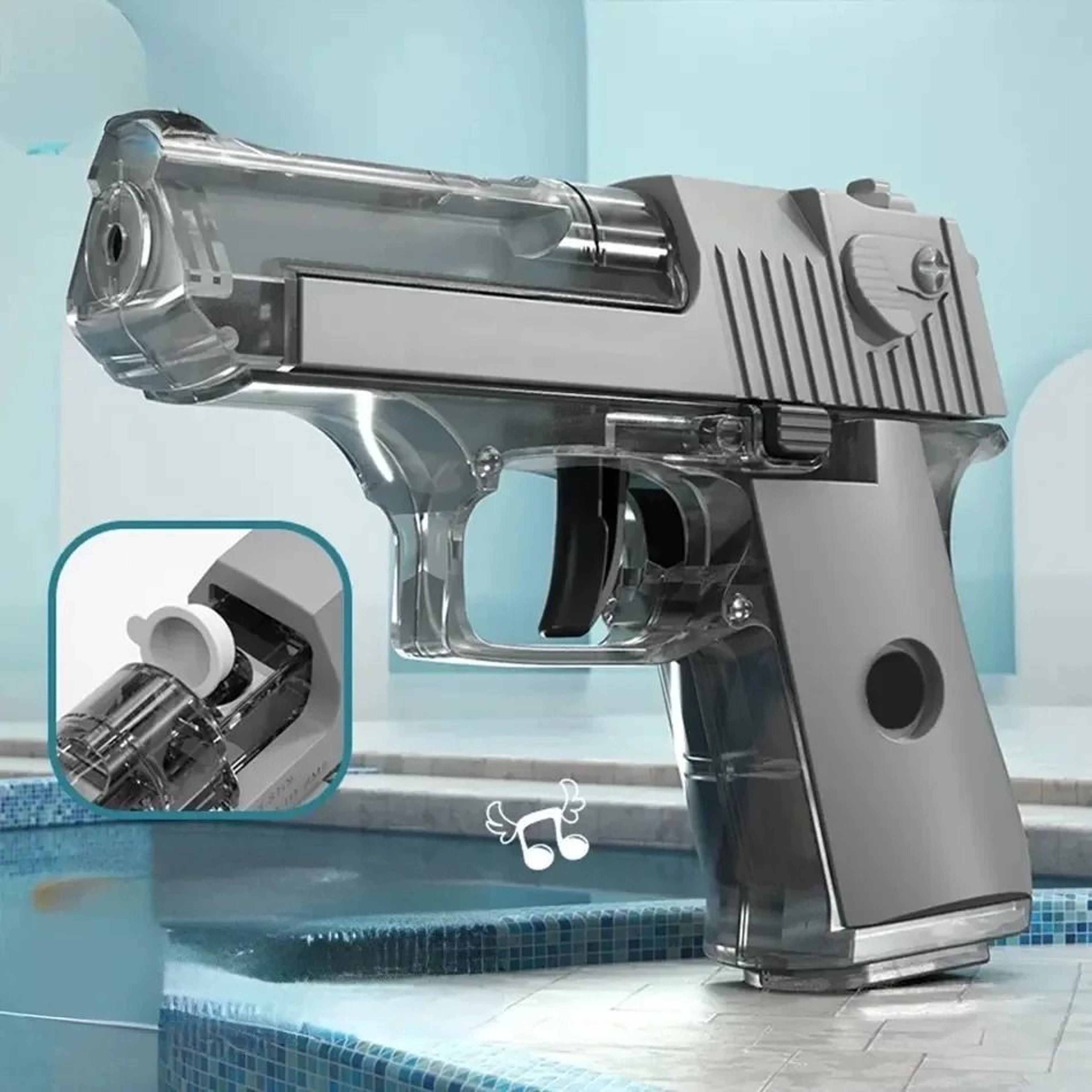 HighPressure NonElectric Summer Water Pistol With Automatic Continuous Action 10