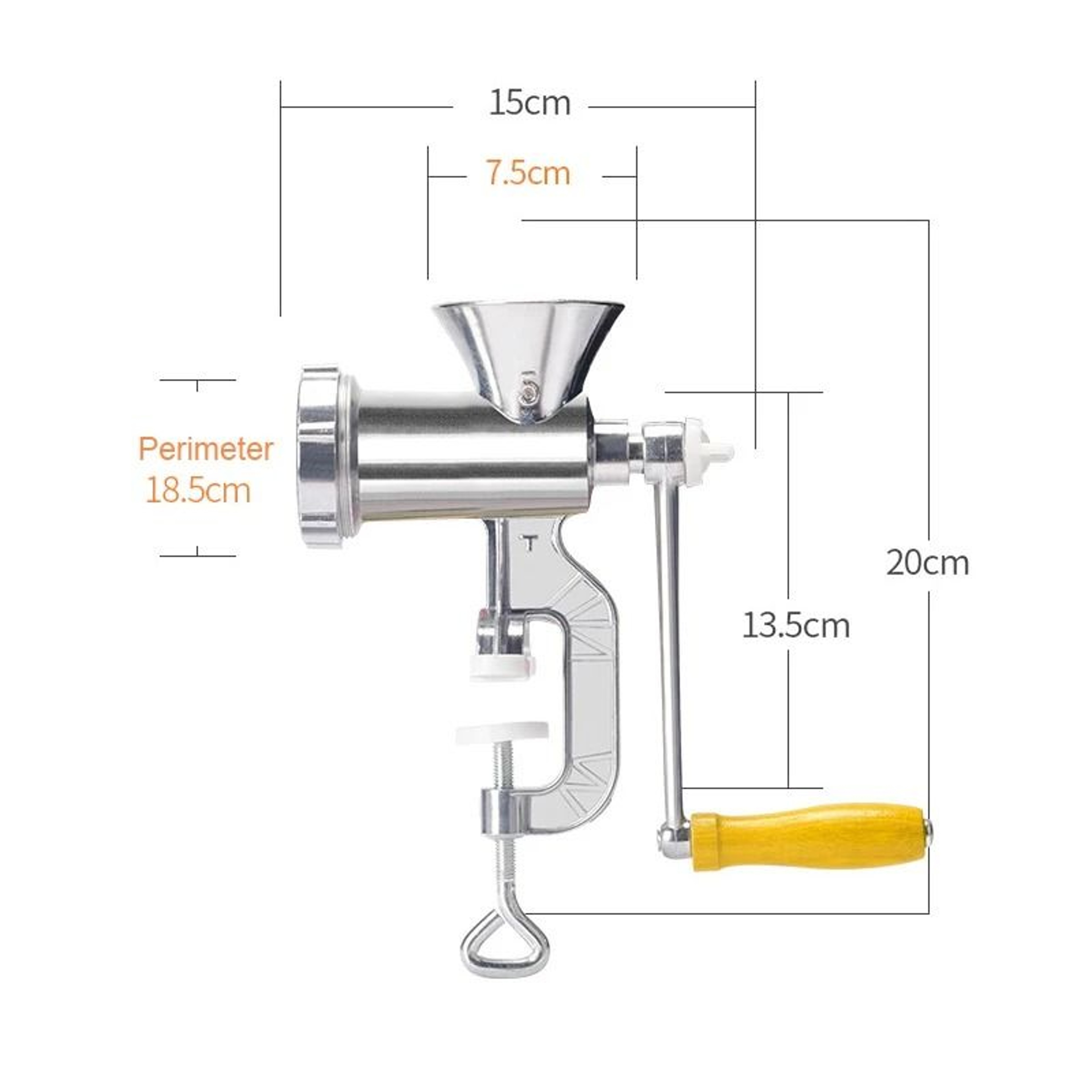 Manual Meat Grinder  Sausage Maker Machine With HeavyDuty Aluminum Alloy Framework 3