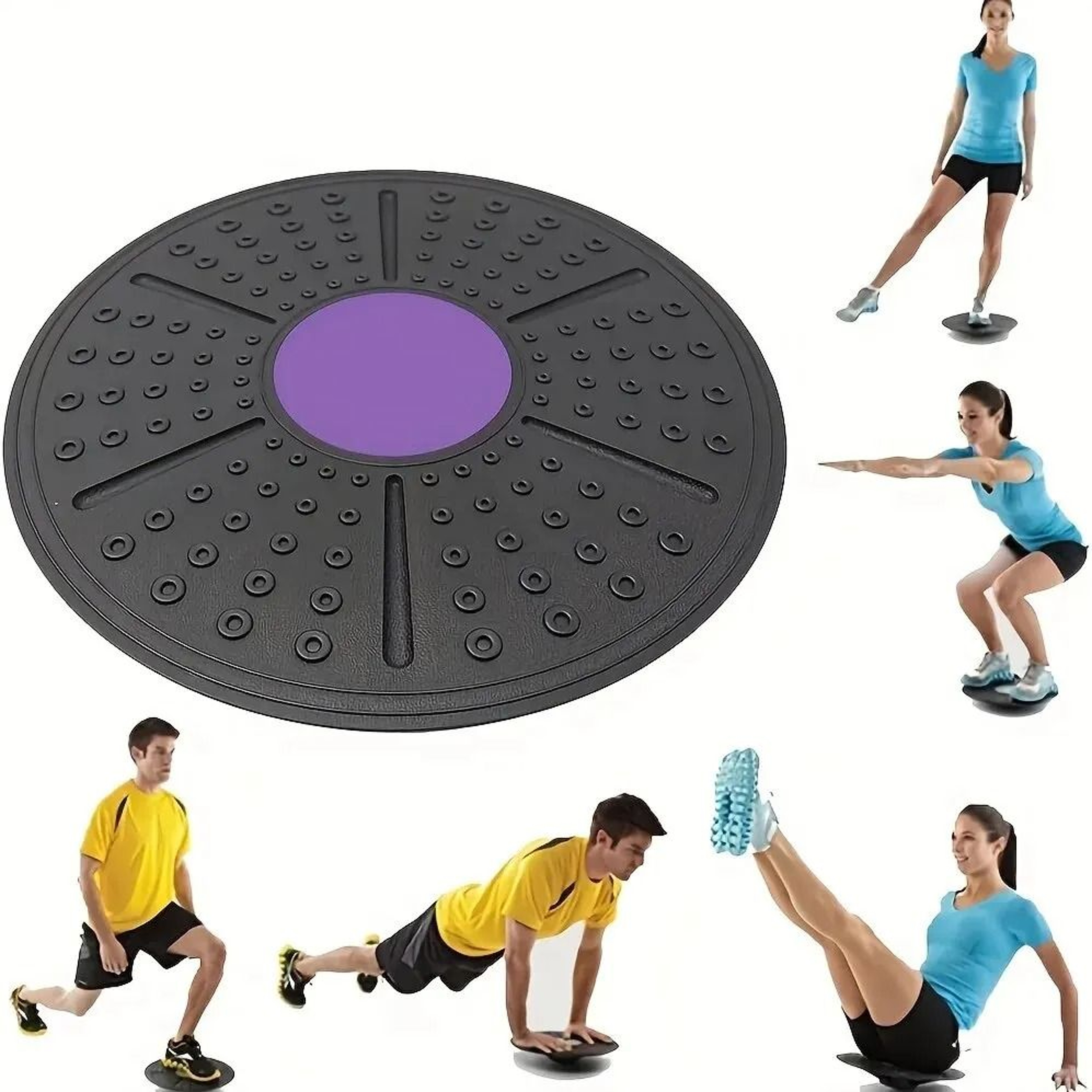 Yoga Balance Board With NonSlip Surface For Sensory Training 5