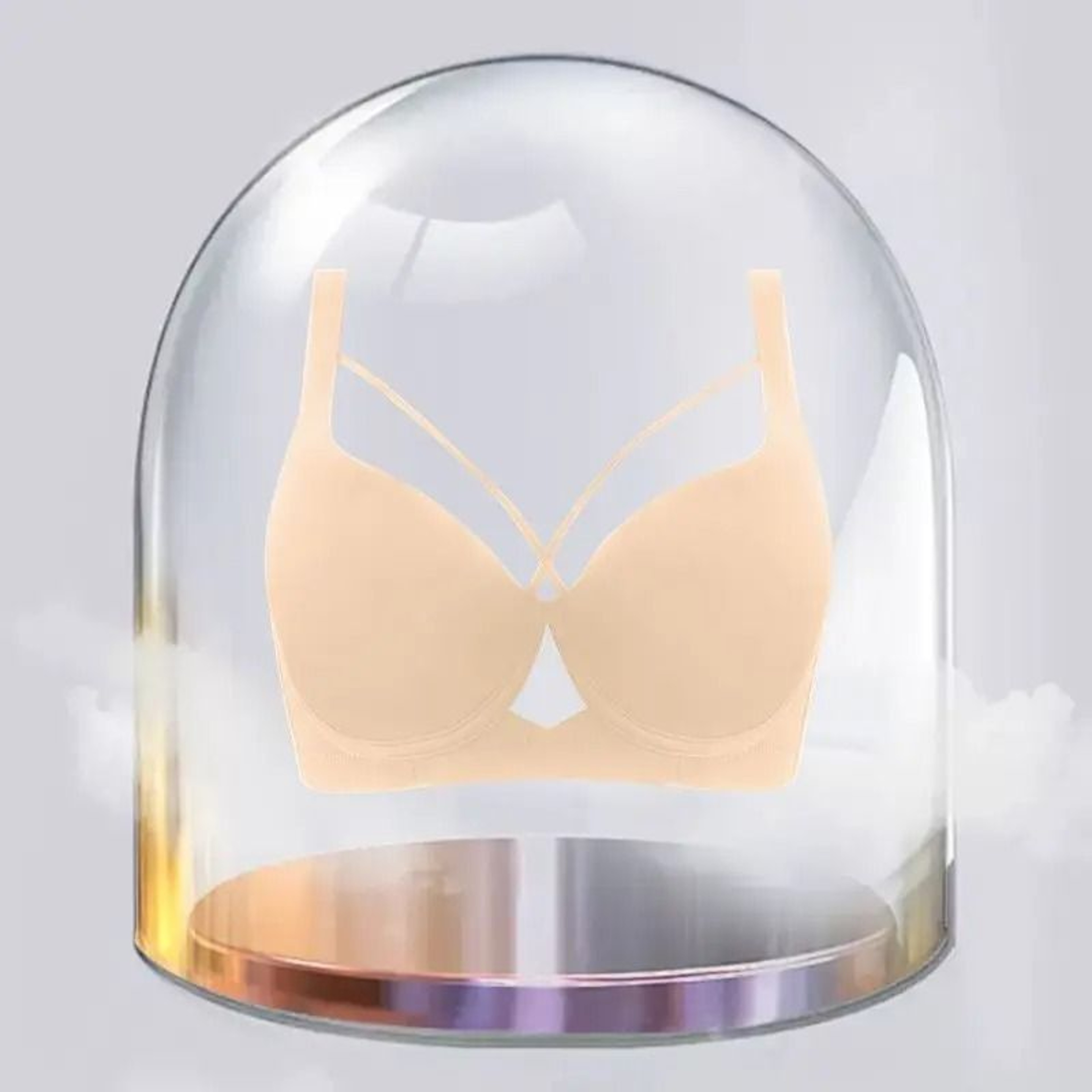 Large Size Seamless Lingerie For Women Thin And Sexy Pushup Anti Sagging Sports Bra 7