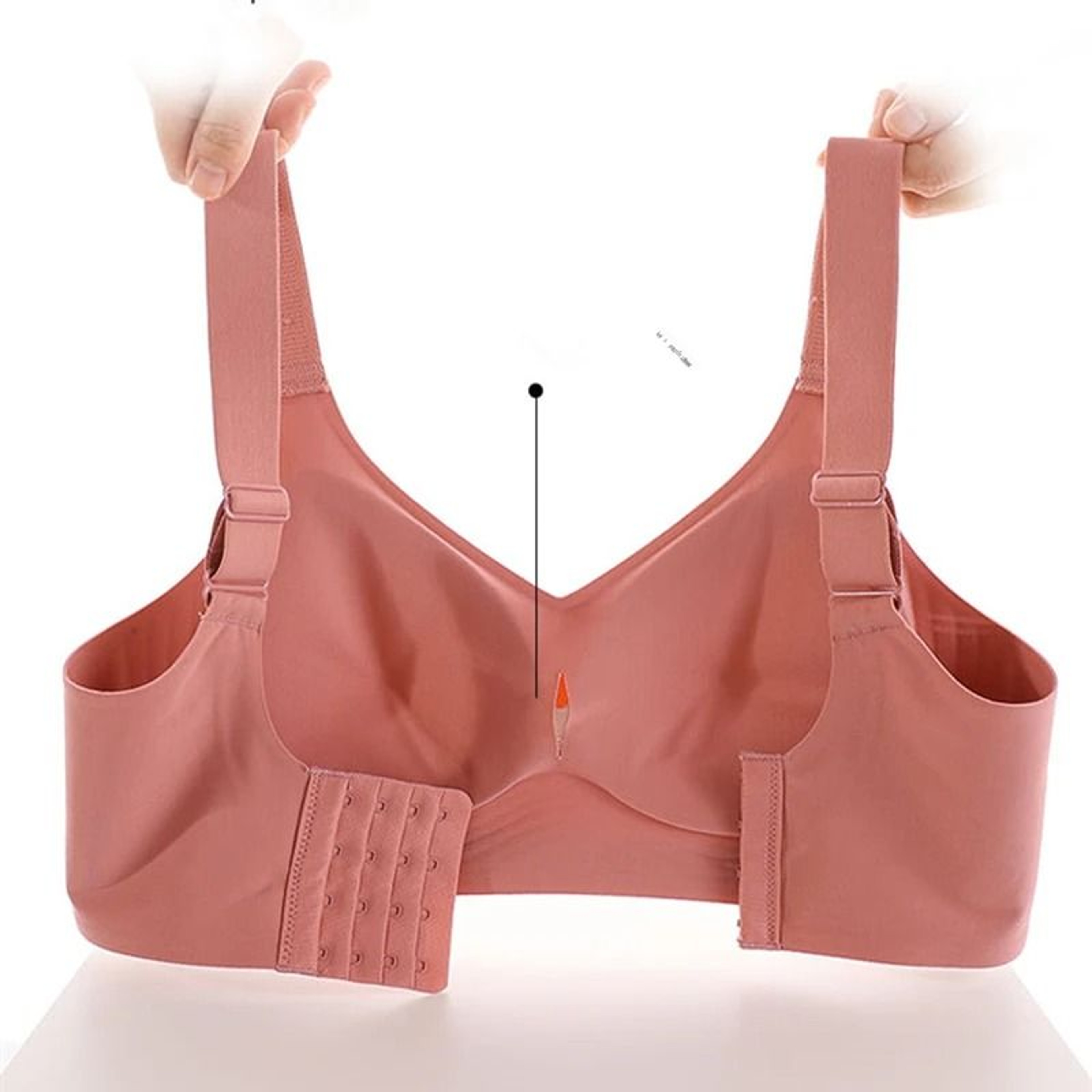 Beautiful Back Large Size Soft Support Pushup Seamless WireFree Sports Bra 5