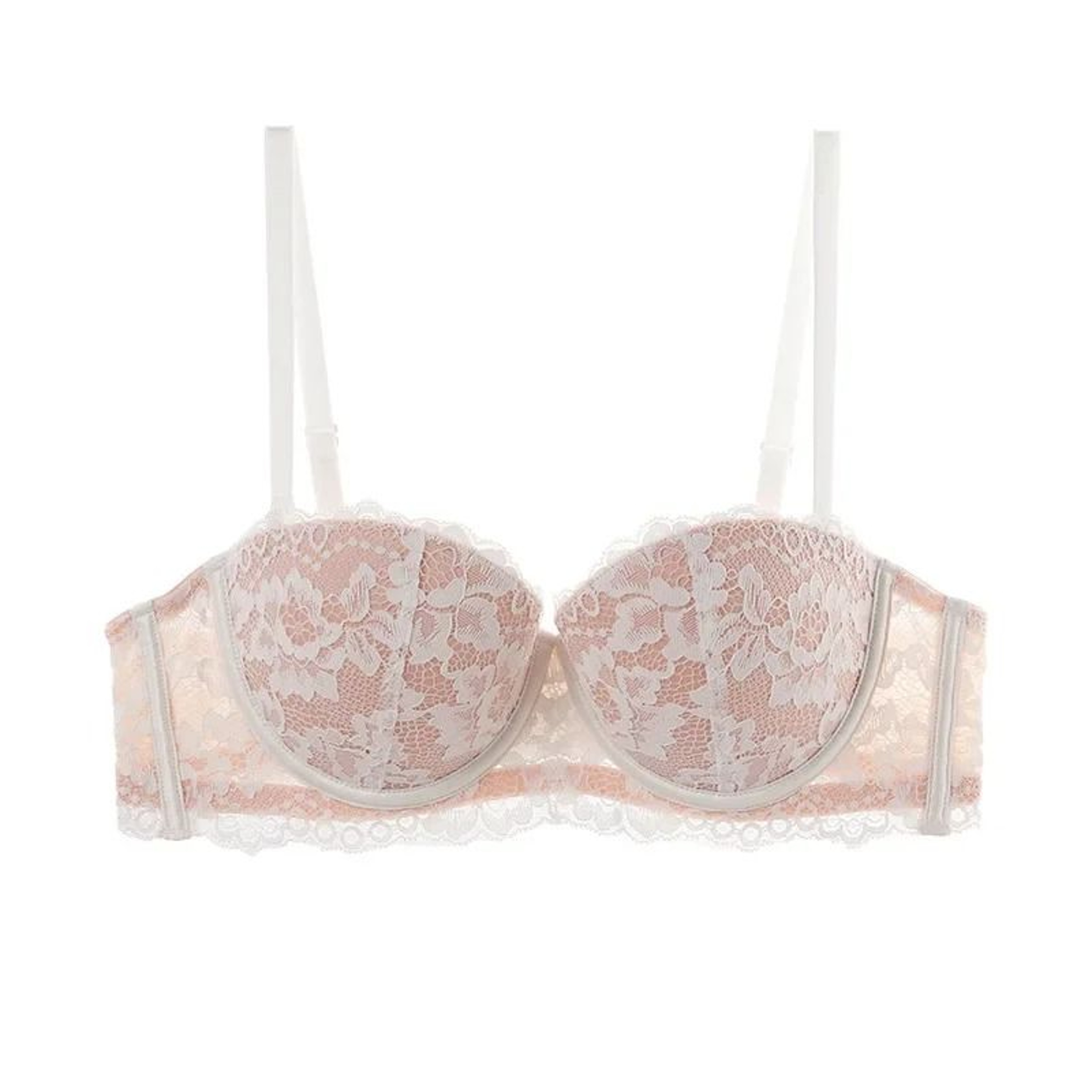 Womens 12 Cup Floral Lace Underwire Sexy HalfCup PushUp Bra 6