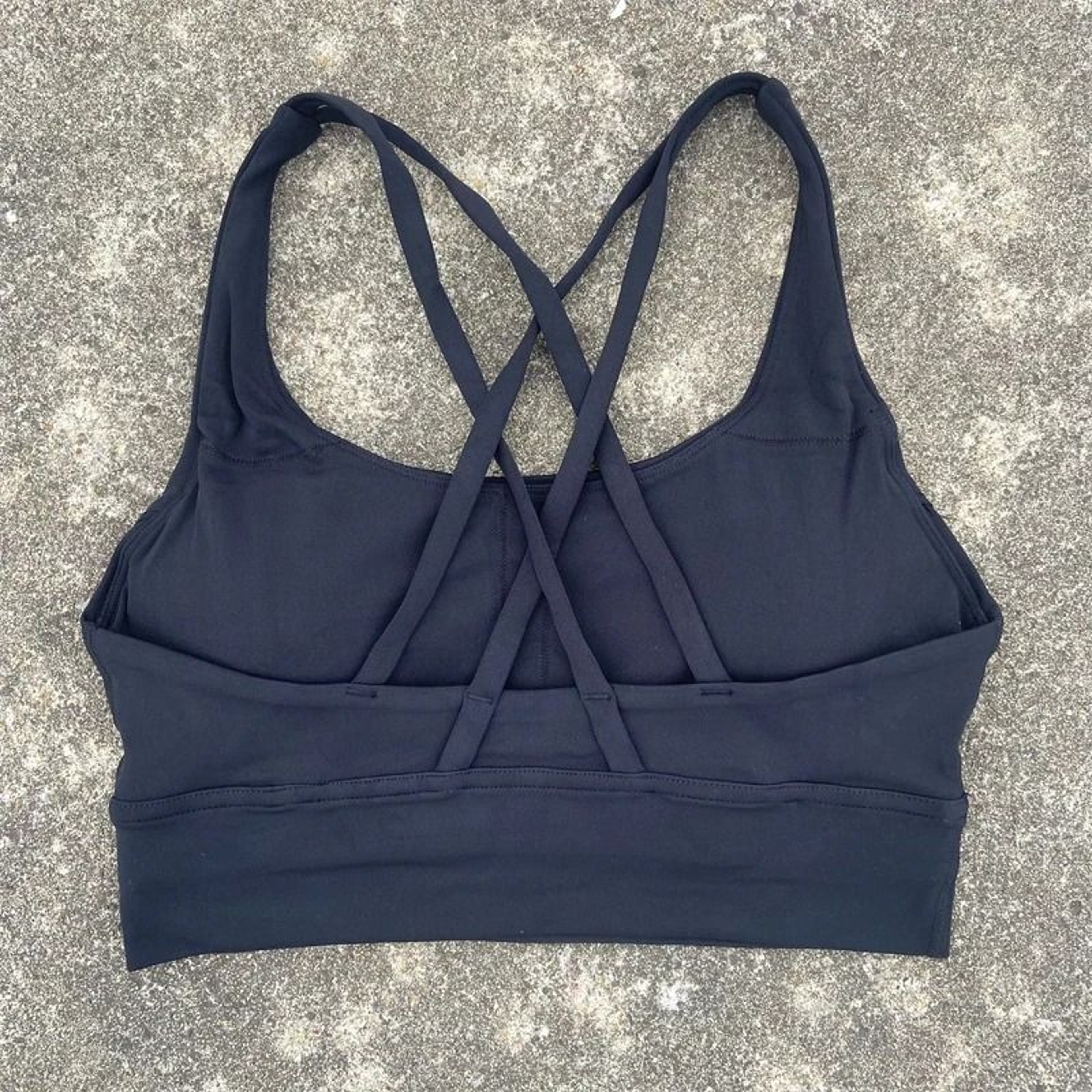Solid Color Fitness Sport Bra Cross Back High Strength Comprehensive Training Top 16