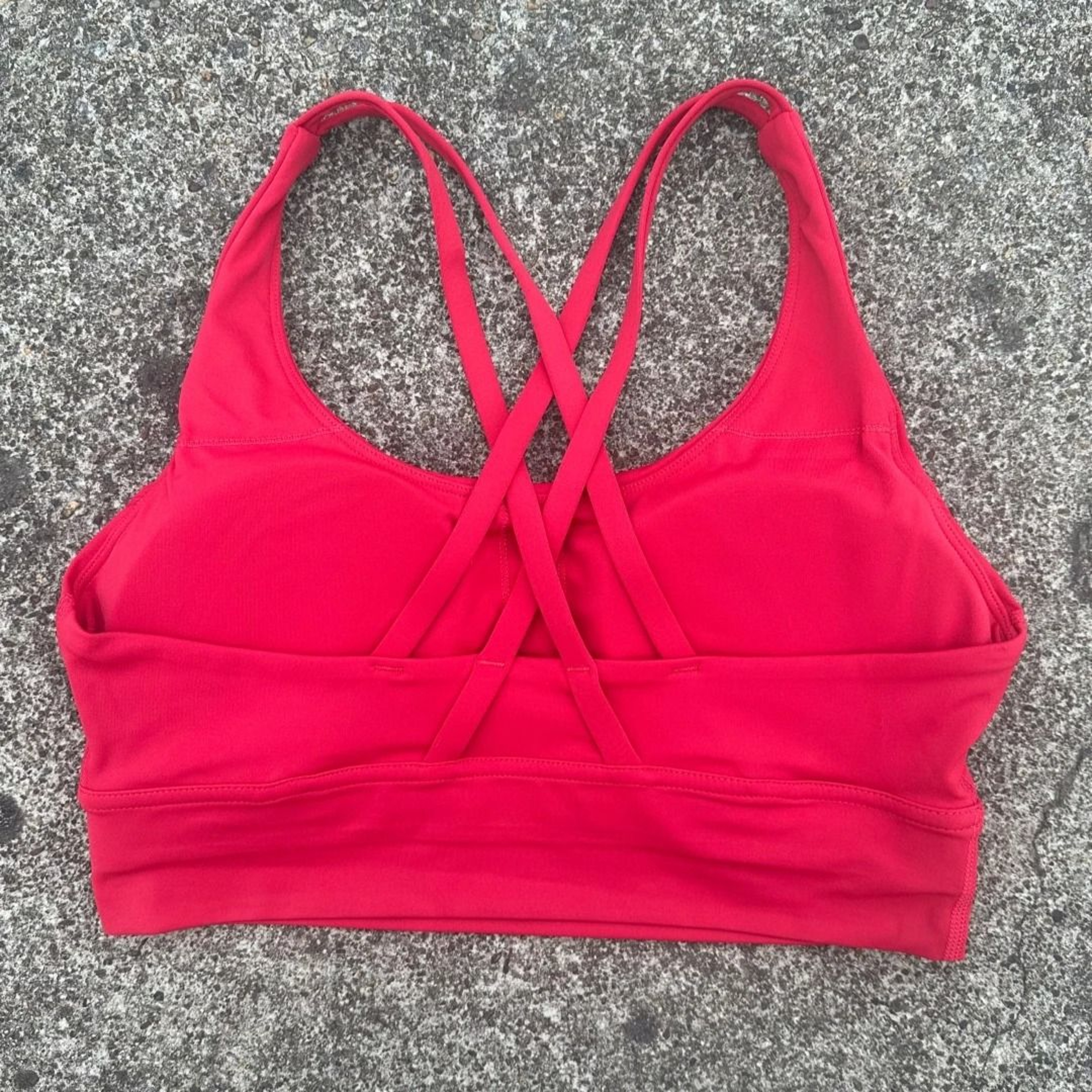 Solid Color Fitness Sport Bra Cross Back High Strength Comprehensive Training Top 18