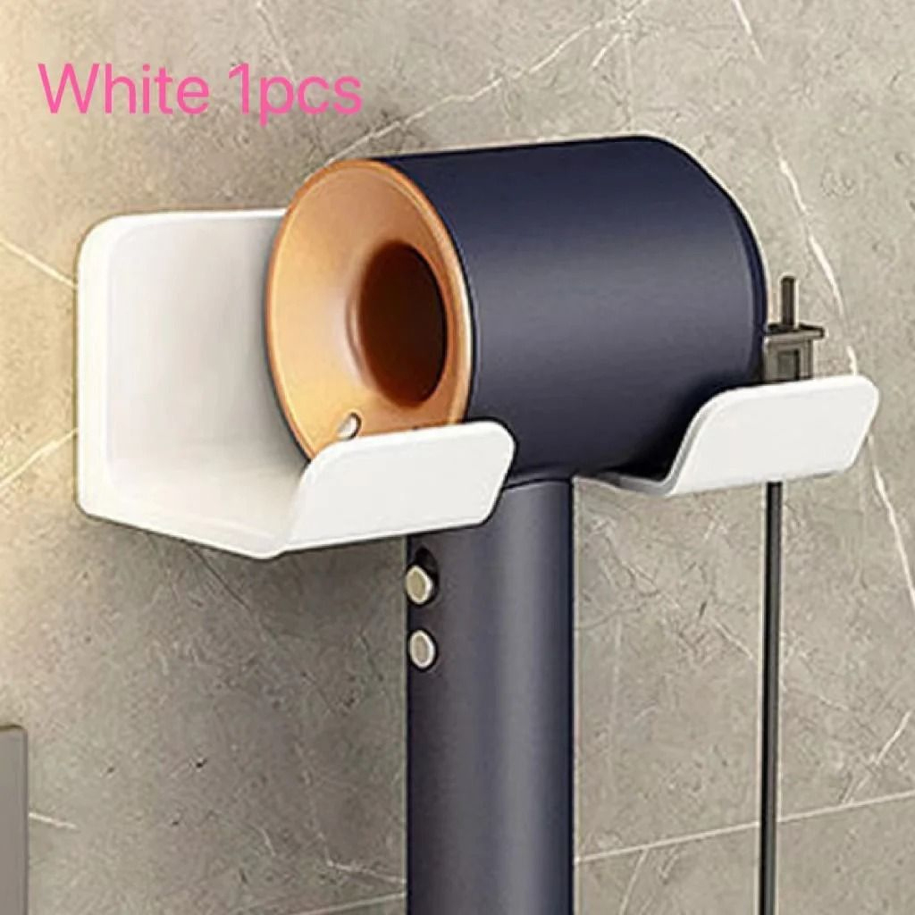 Wall Mounted MultiFunctional Hair Dryer  Tool Organizer 6