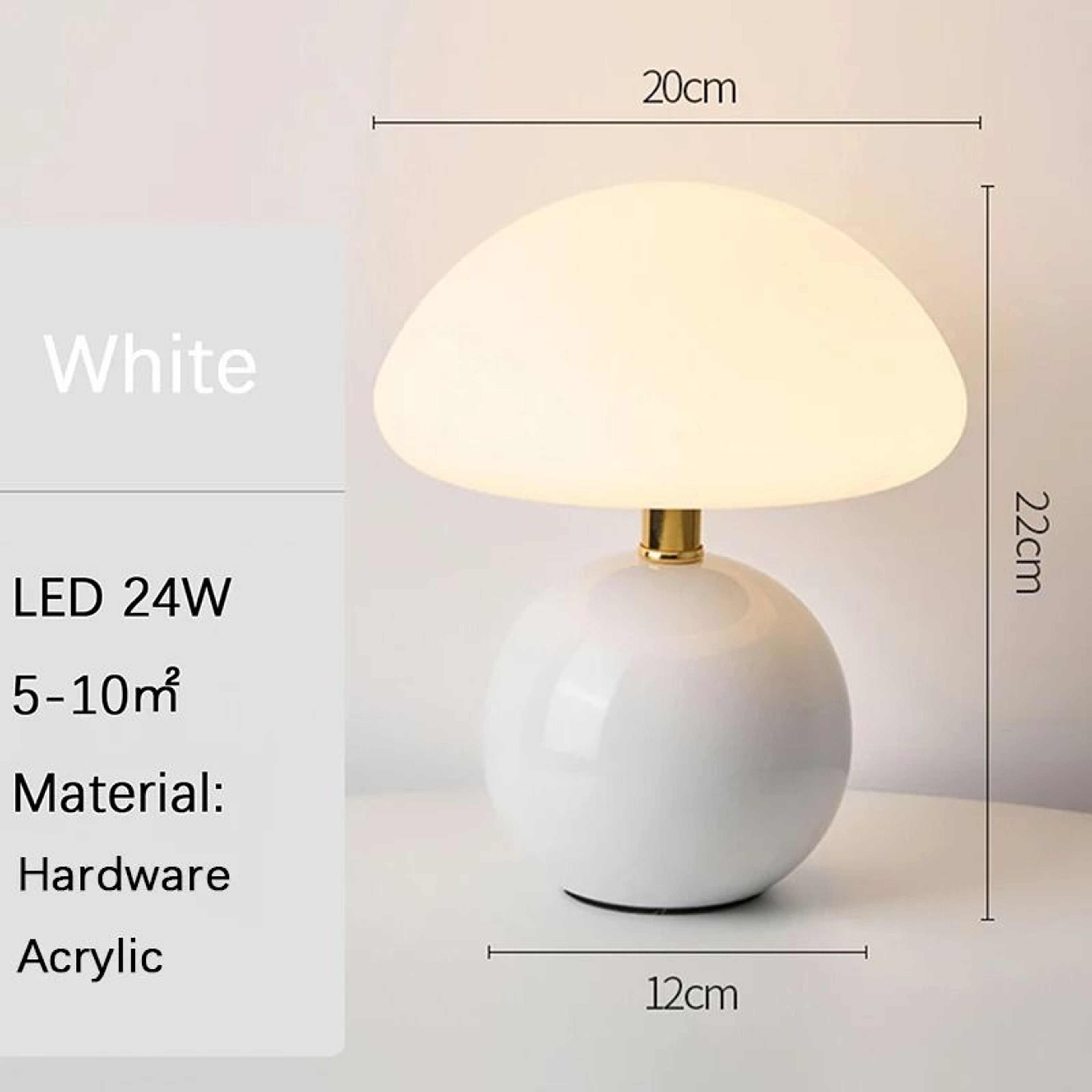 Modern USB Socket Decorative Table Lamp With Dimmable Ambient Lighting 7