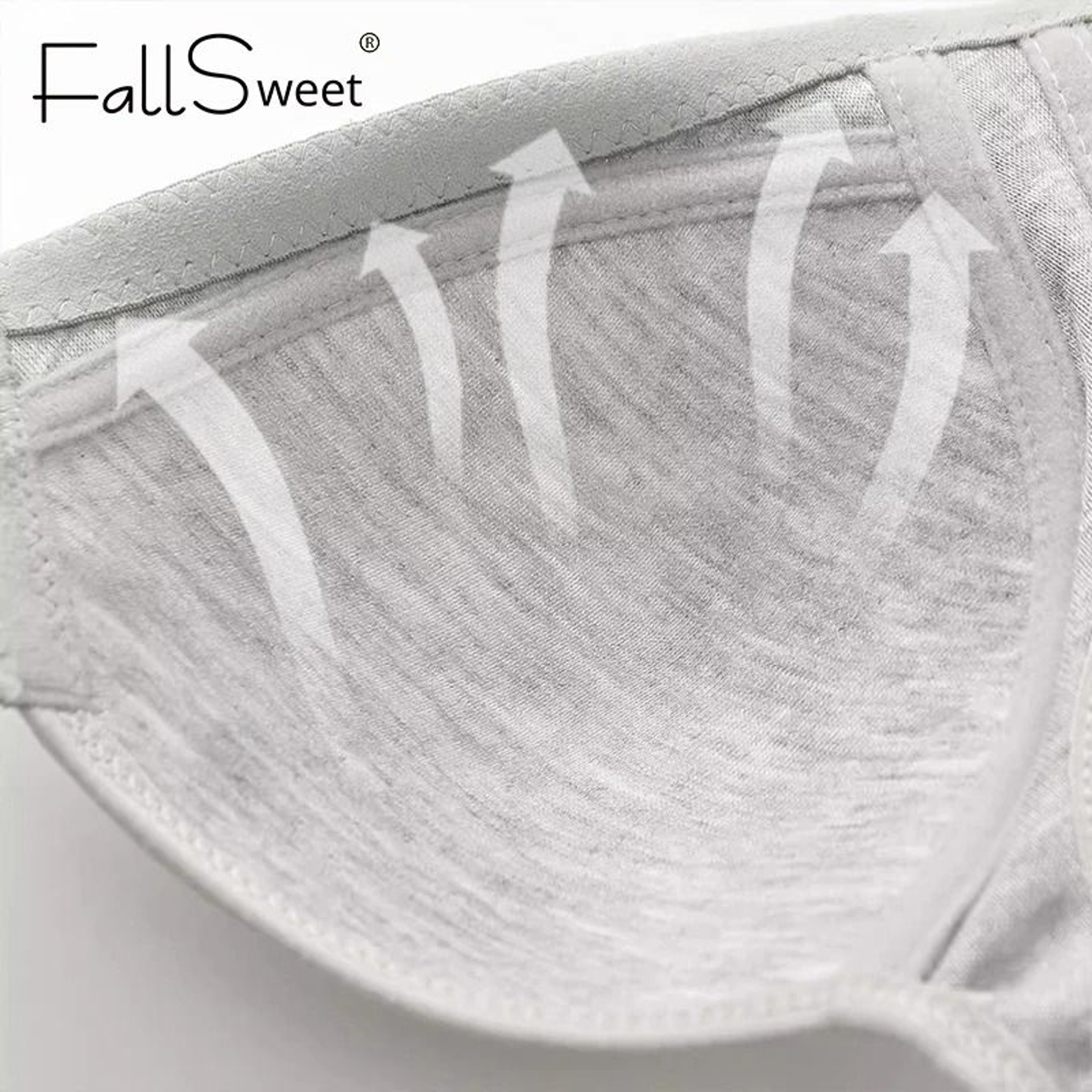 FallSweet WireFree Front Closure Bra Seamless Full Coverage Mom Lingerie 4