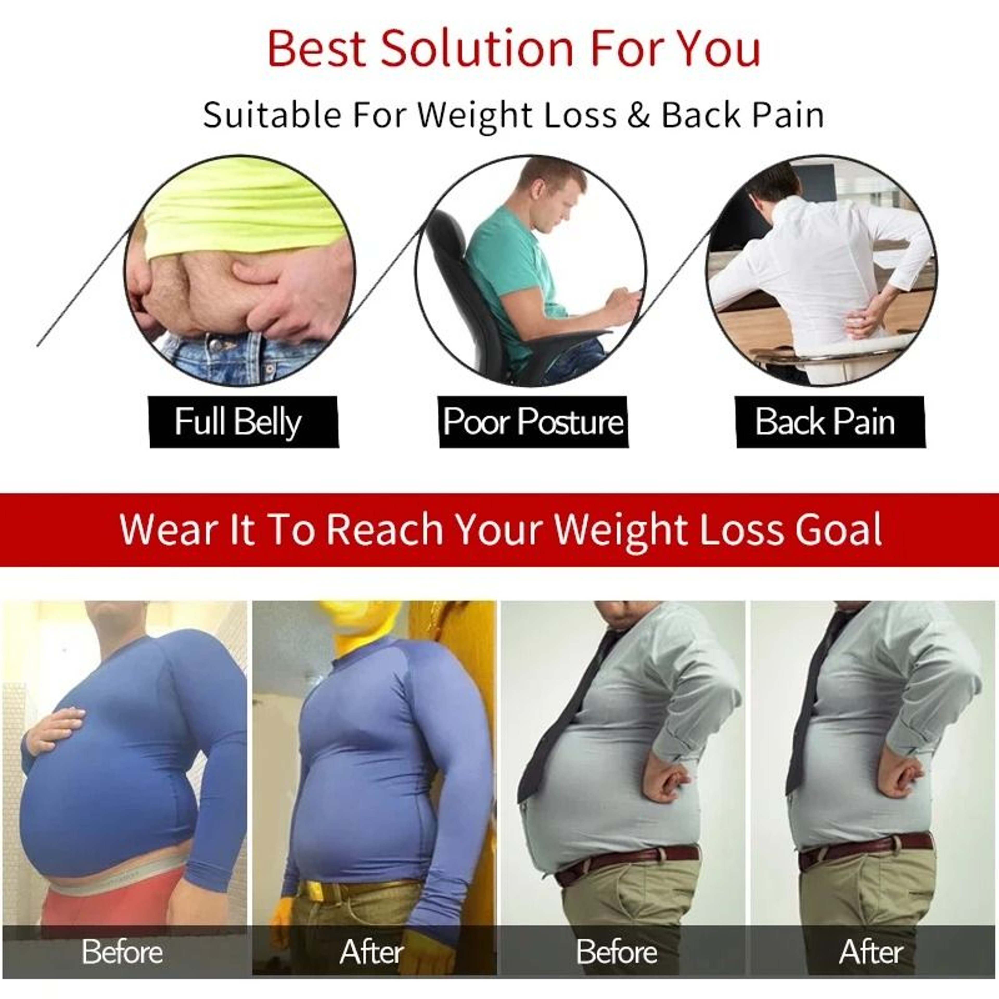 Men Slimming Body Shaper Compression Shirt Gynecomastia Slim Shapewear 5