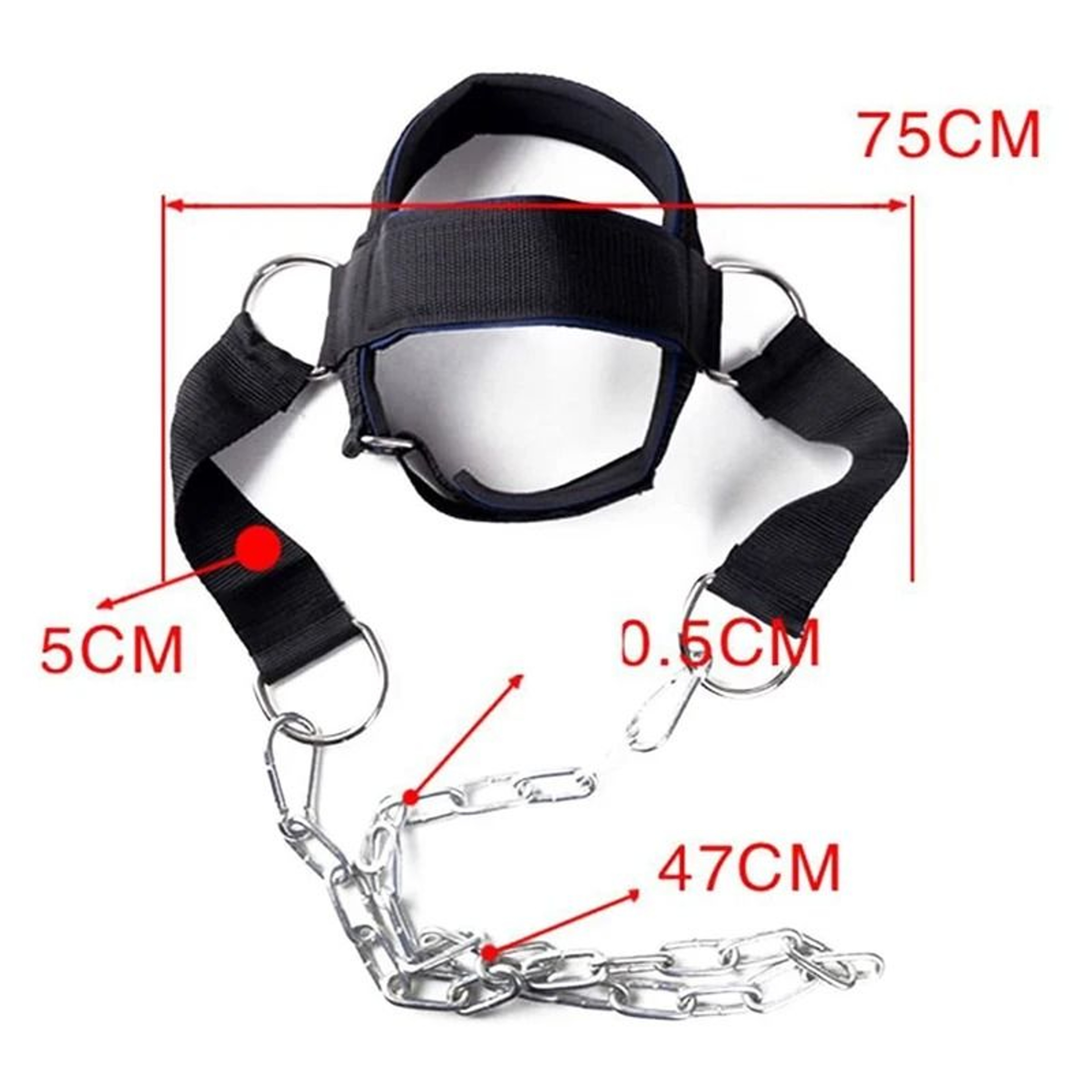 Head Neck Training Harness  Adjustable Weight Bearing Power Strap 2