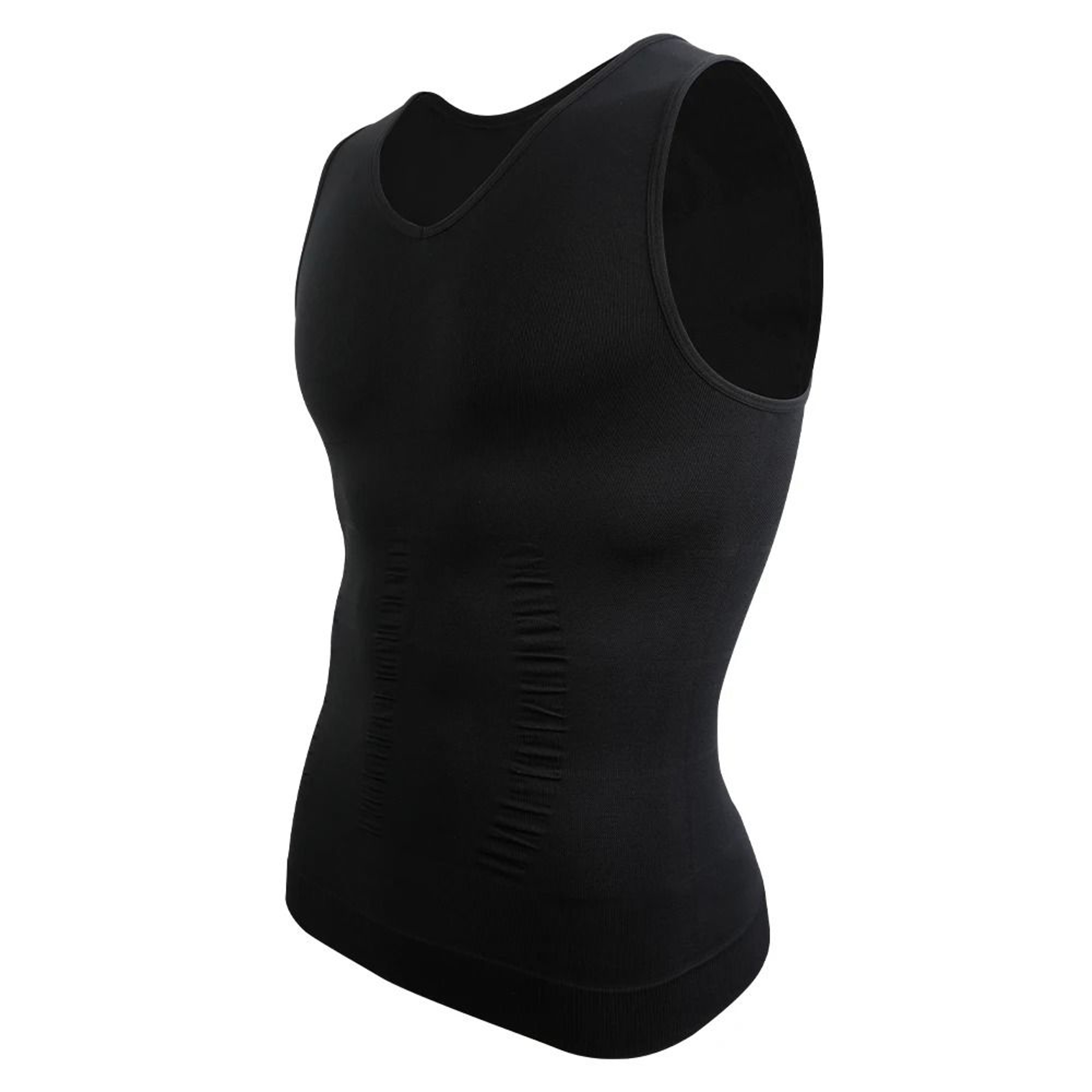 Mens Body Shaper Slimming Shirt  Compression Muscle Tank Top 6