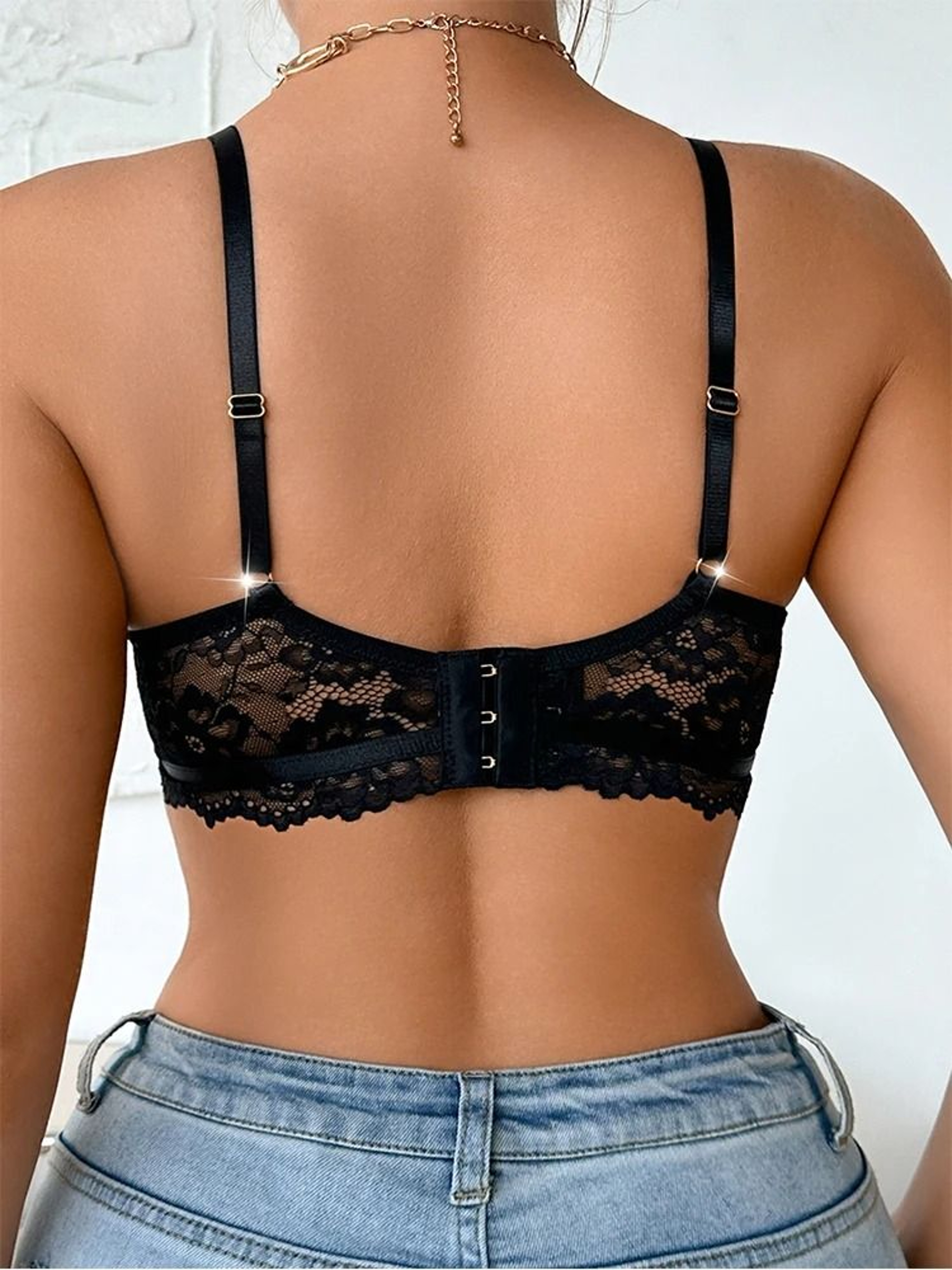 Womens Sexy Lace Bra  Underwire PushUp  AntiSagging Support 1