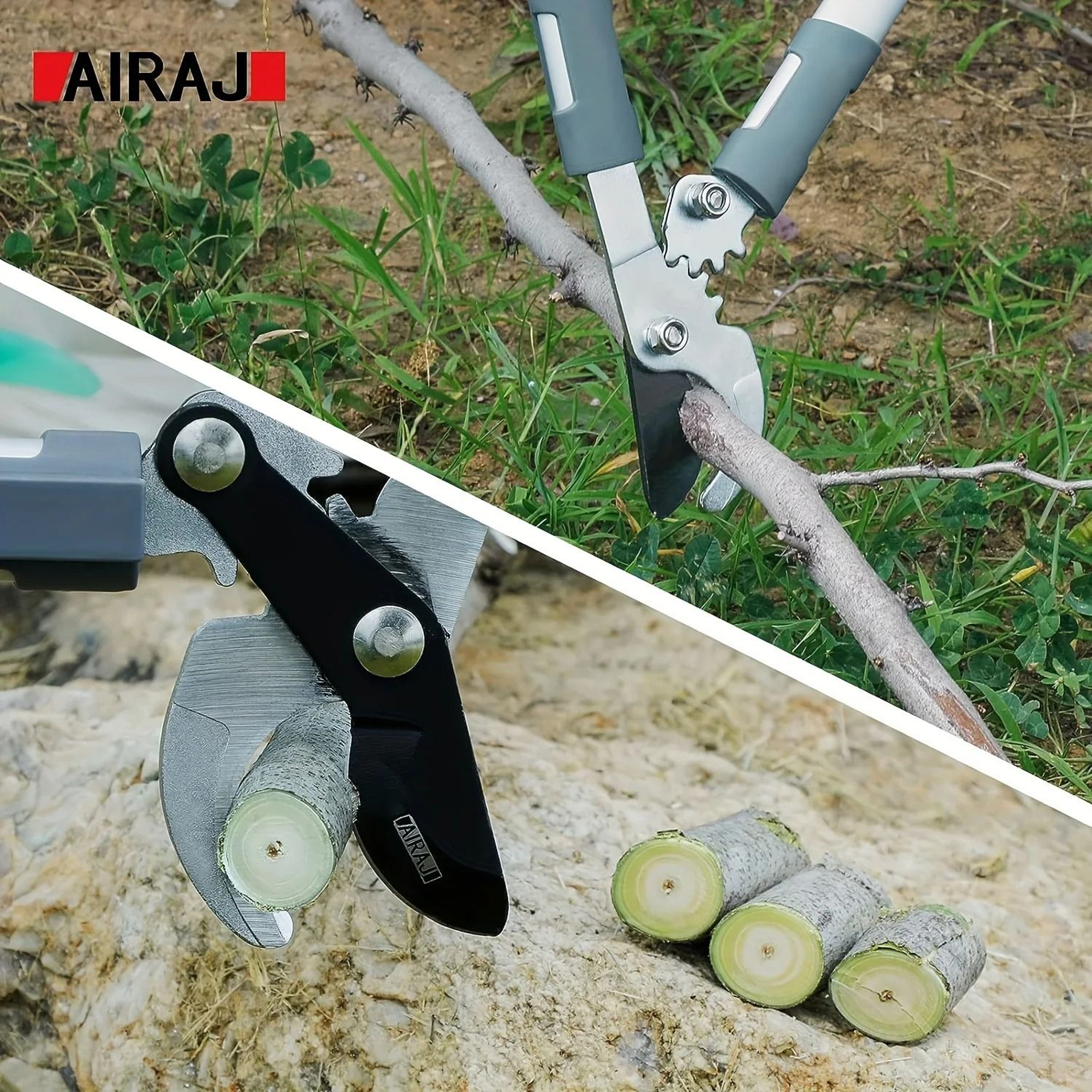 AIRAJ Professional Pruning Shears  HighPerformance Gardening Tool For Coarse Branch Cutting 1