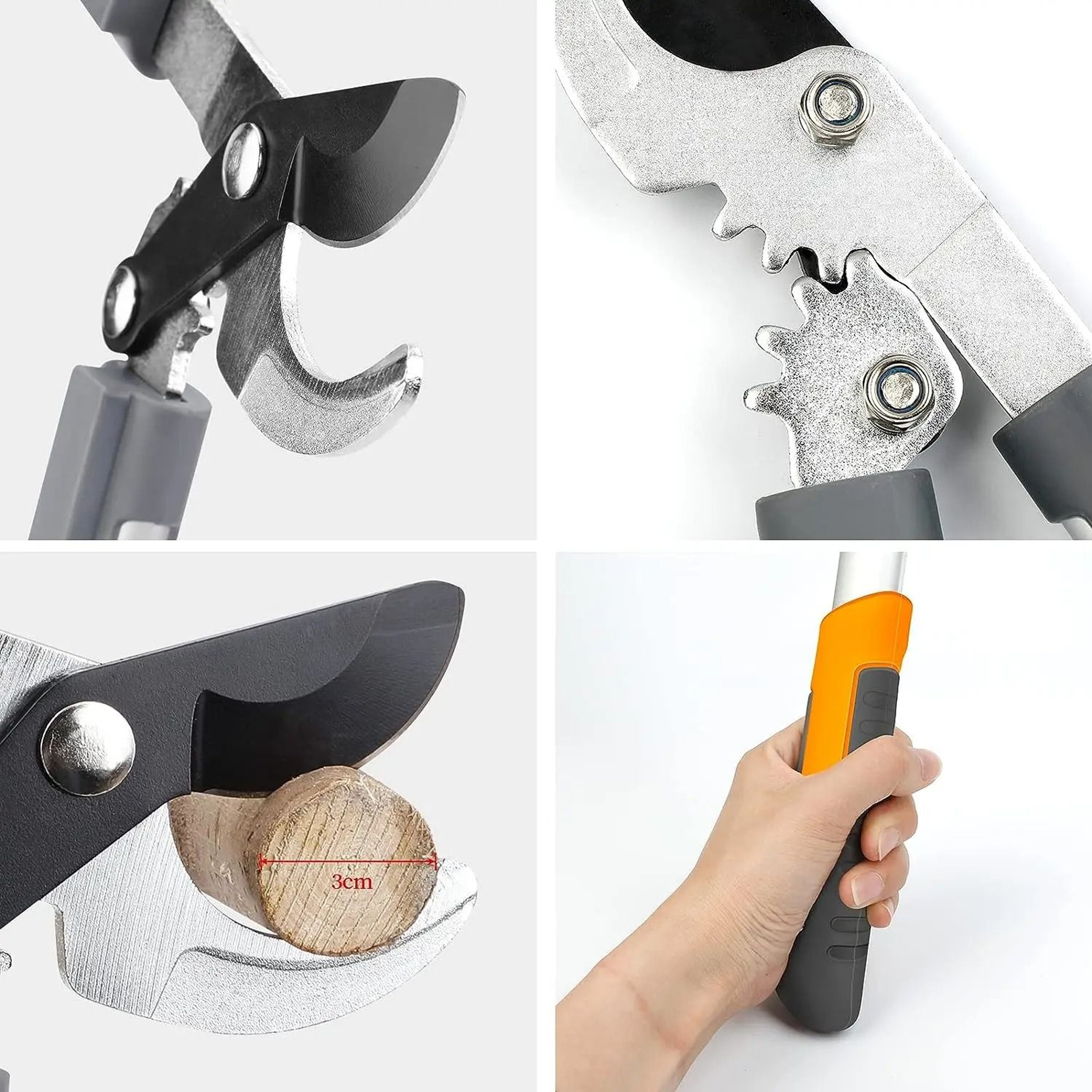 AIRAJ Professional Pruning Shears  HighPerformance Gardening Tool For Coarse Branch Cutting 2