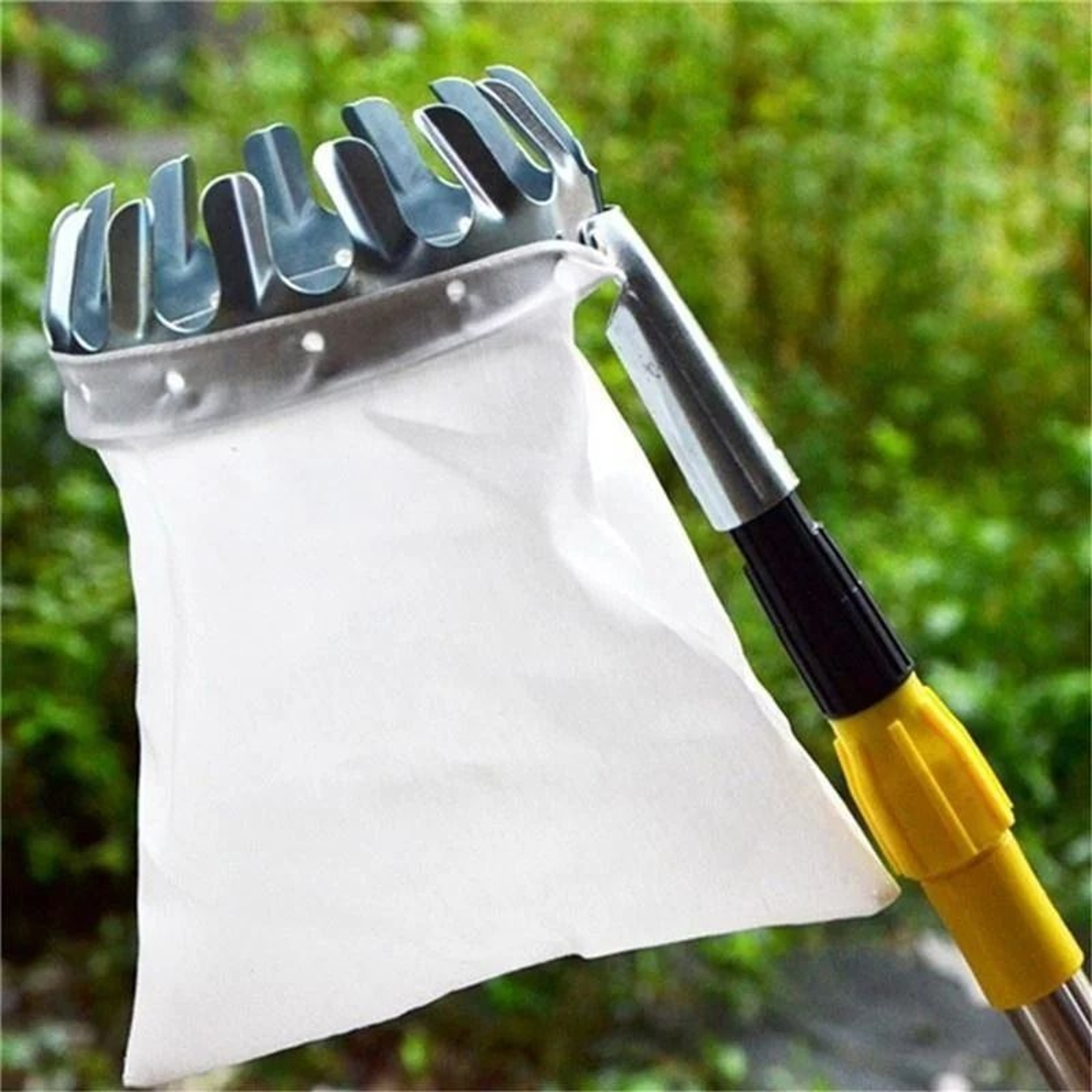 Metal HighTree Fruit Picker  Professional Apple  Peach Catcher With Cotton Collection Pouch 4