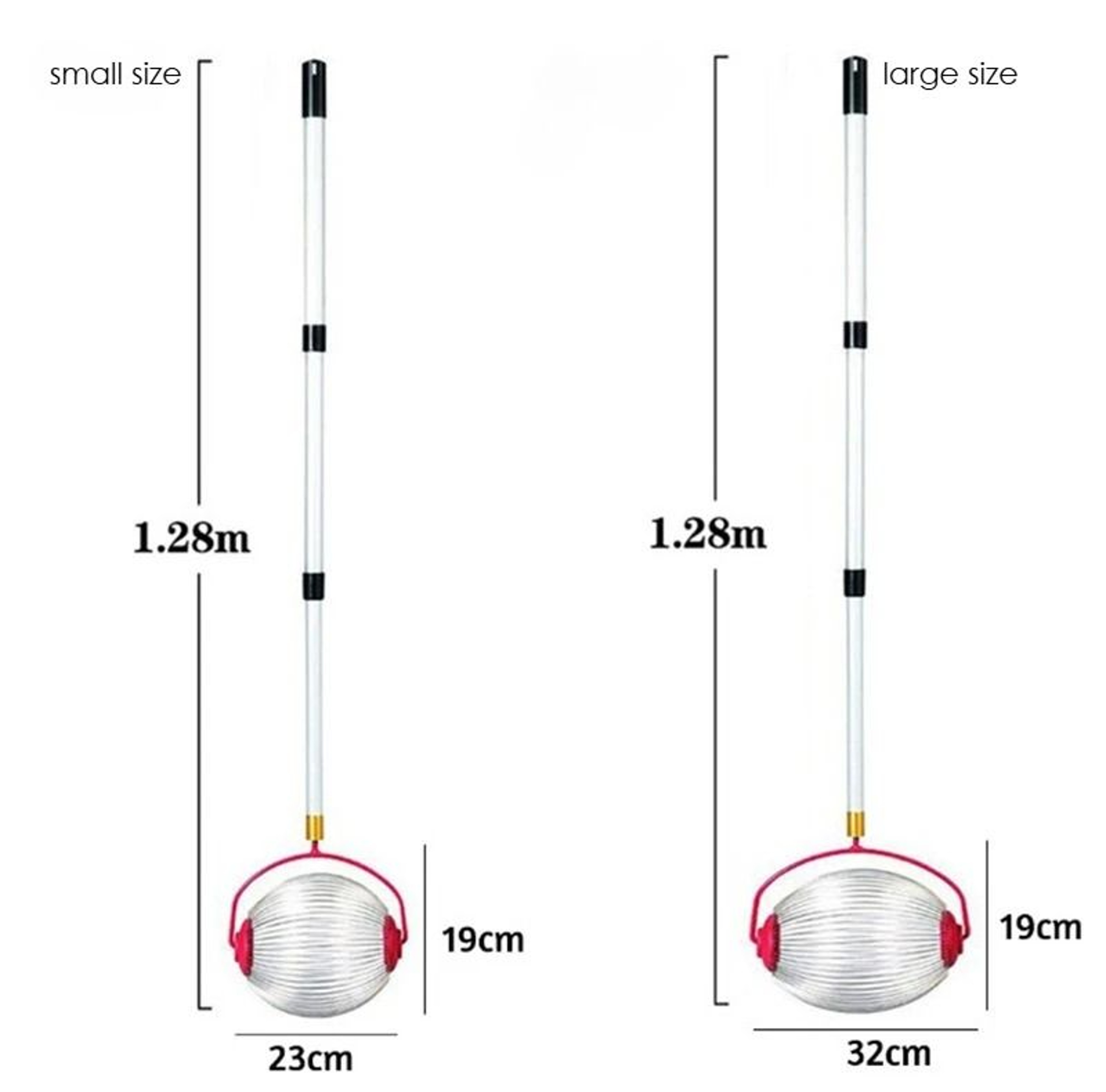 Rolling Nut Gatherer  Ball Collector  Adjustable Lightweight Outdoor Manual Tool For Walnuts Pecans 4