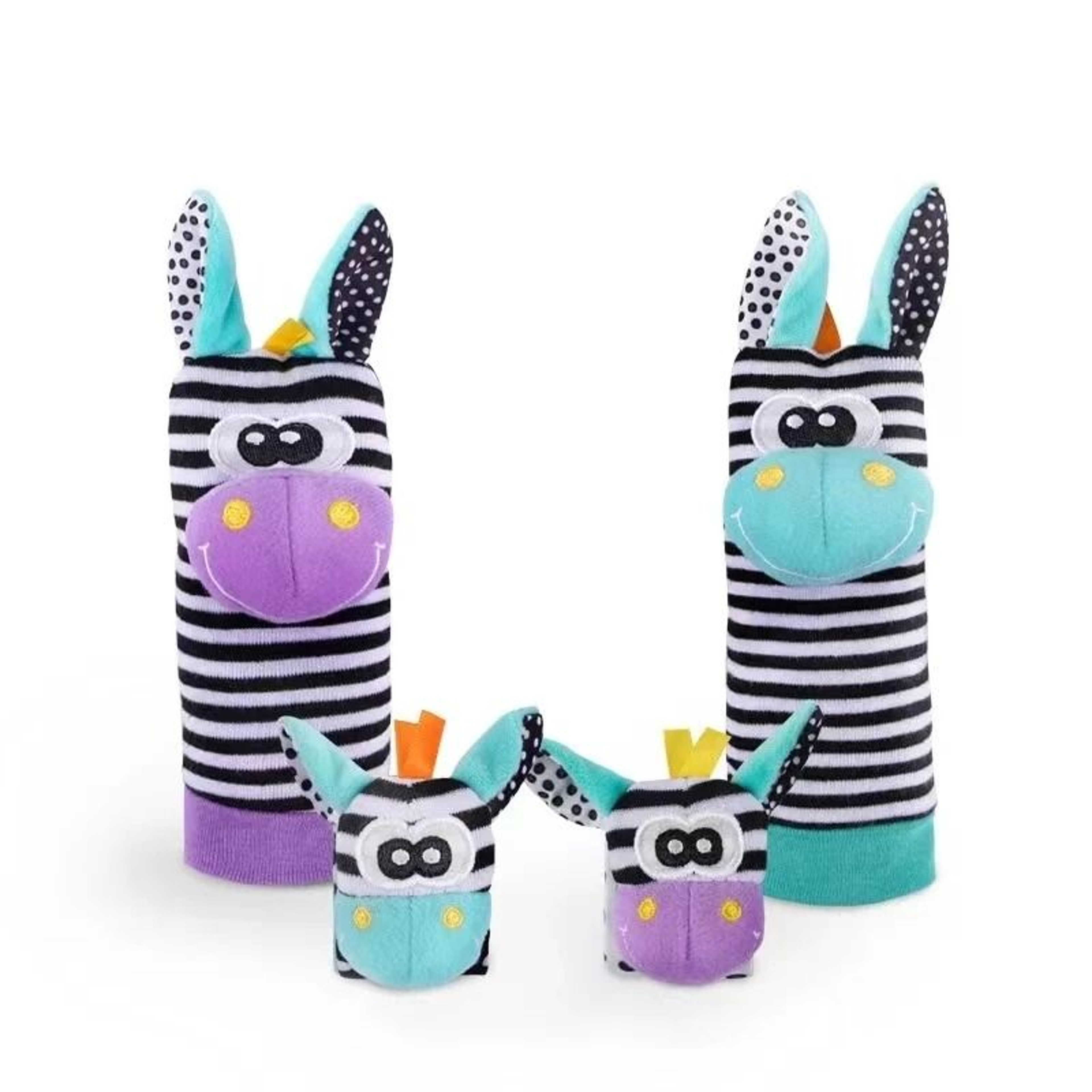 Infant Wrist Rattle  Sensory Sock Set  Early Educational Development Toy For Babies 012 Months 7