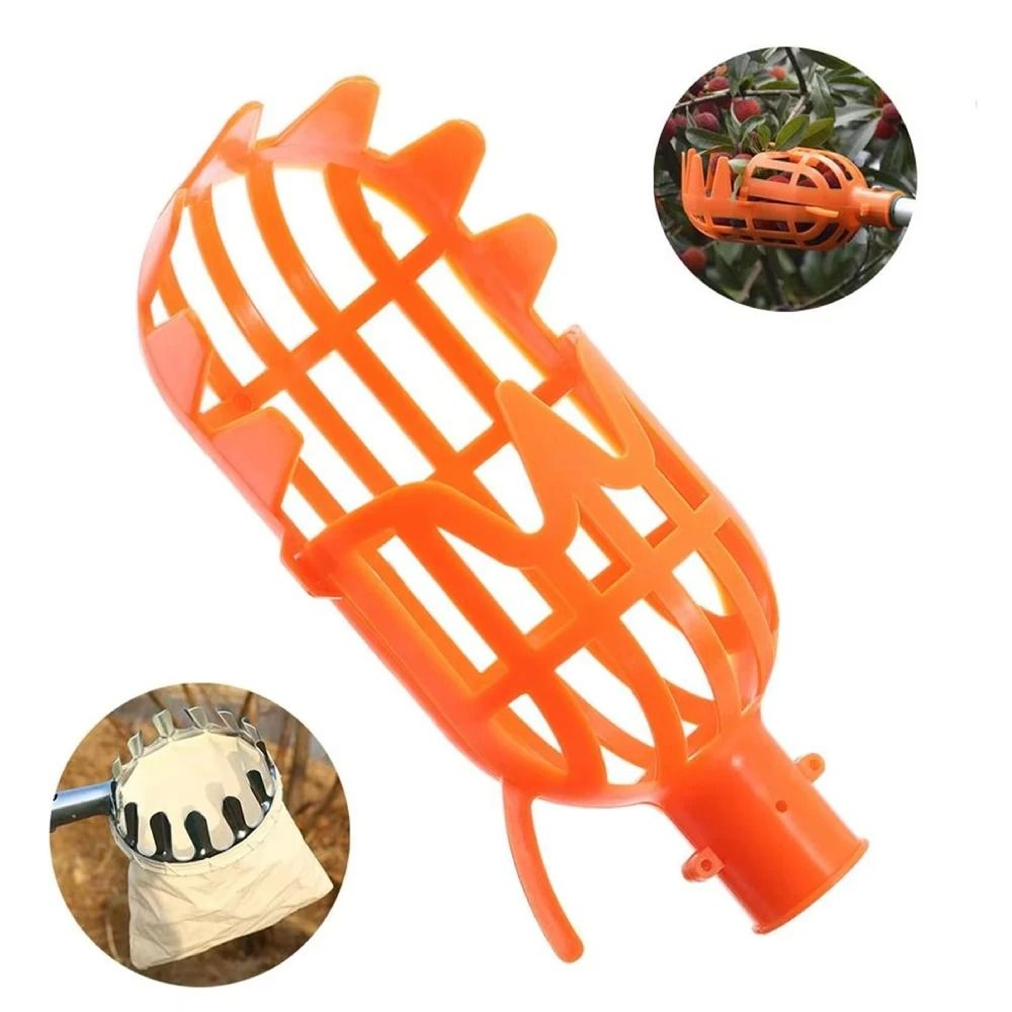 Plastic Fruit Picker Catcher  Handheld Garden Harvesting Tool For Apples Pears And Peaches 5