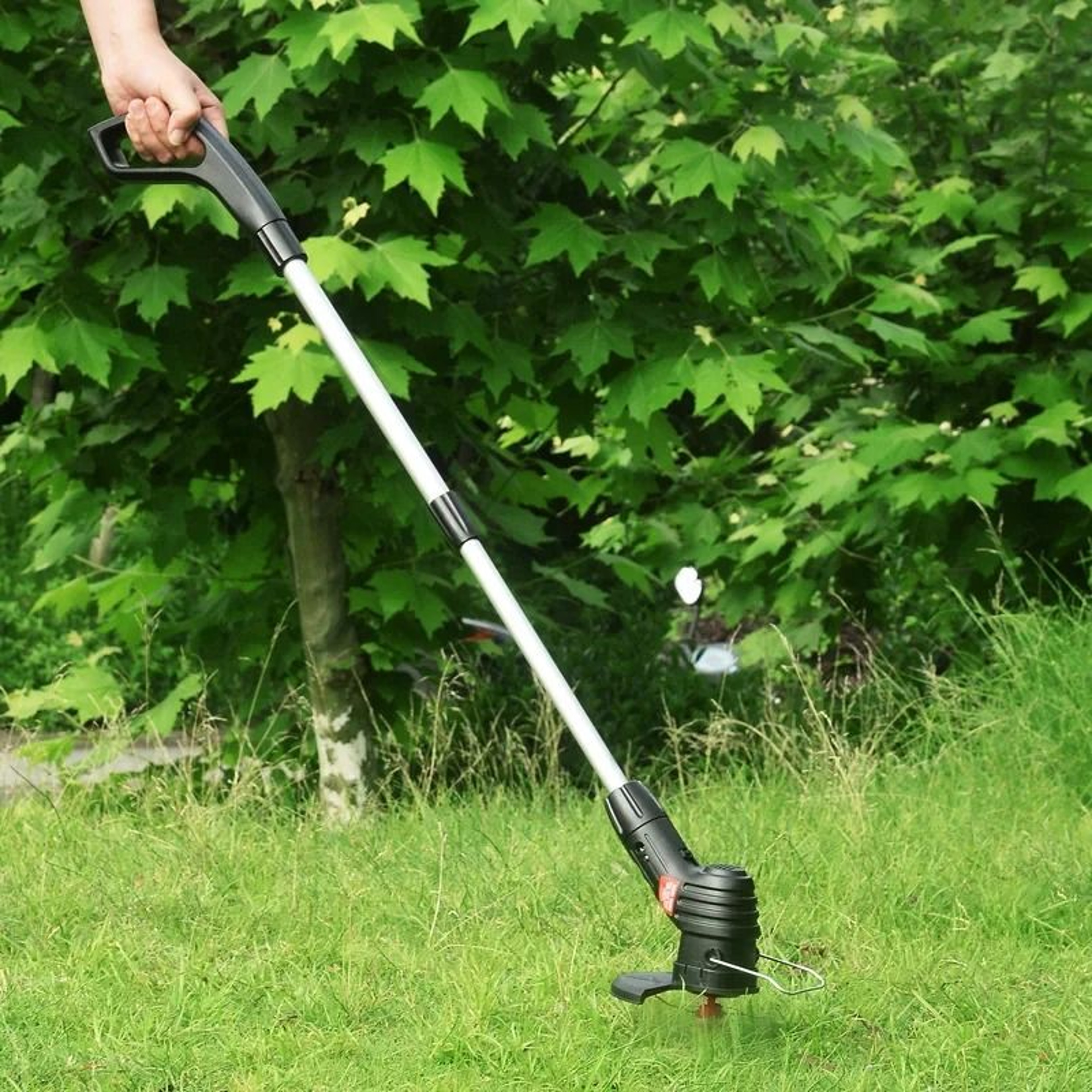 Electric Cordless Grass Trimmer  Portable Lightweight Lawn Mower  Gardening Pruning Tool 2