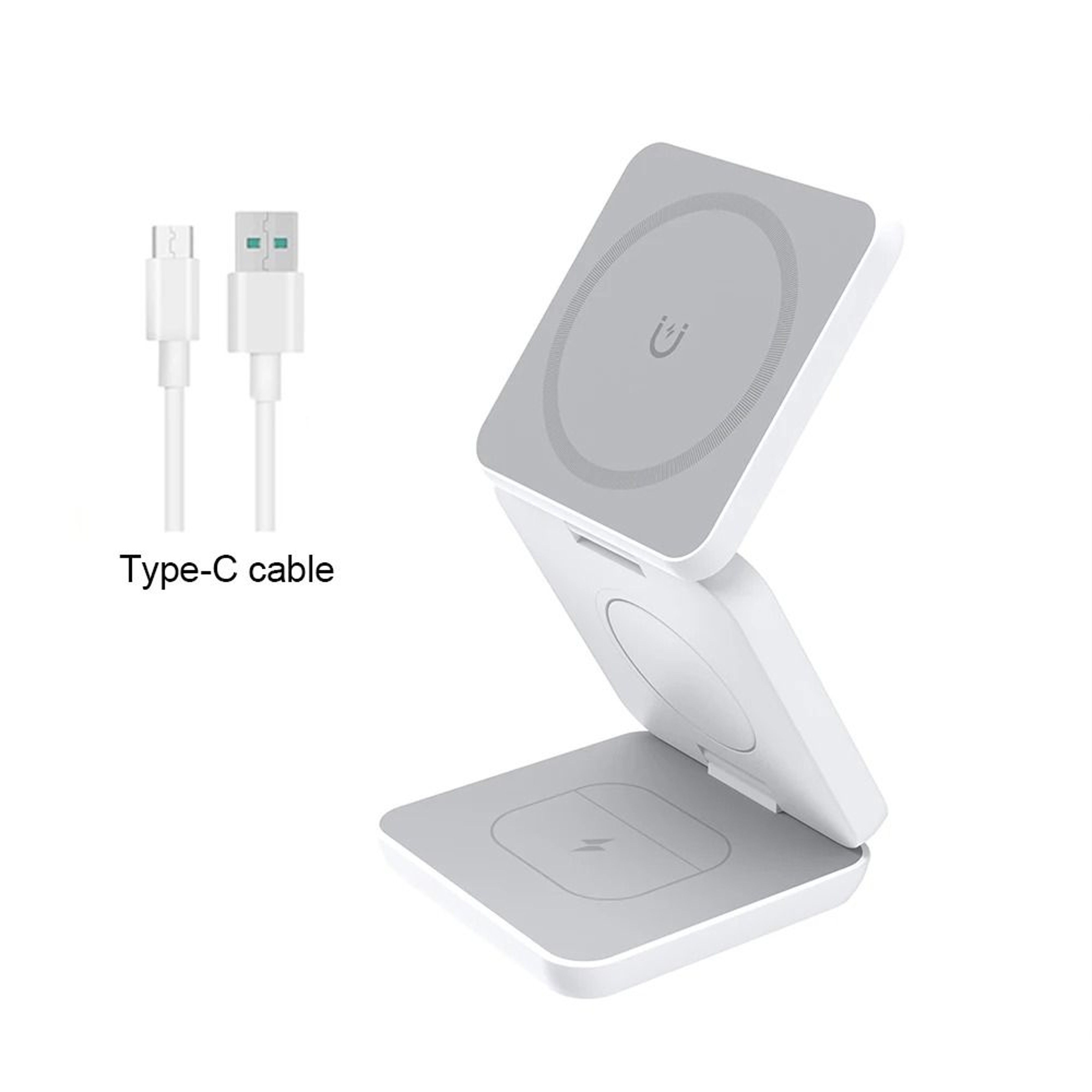 3in1 Foldable Magnetic Wireless Charging Station  Portable Power Hub For IPhone 15 14 13 12 Pro Max 6