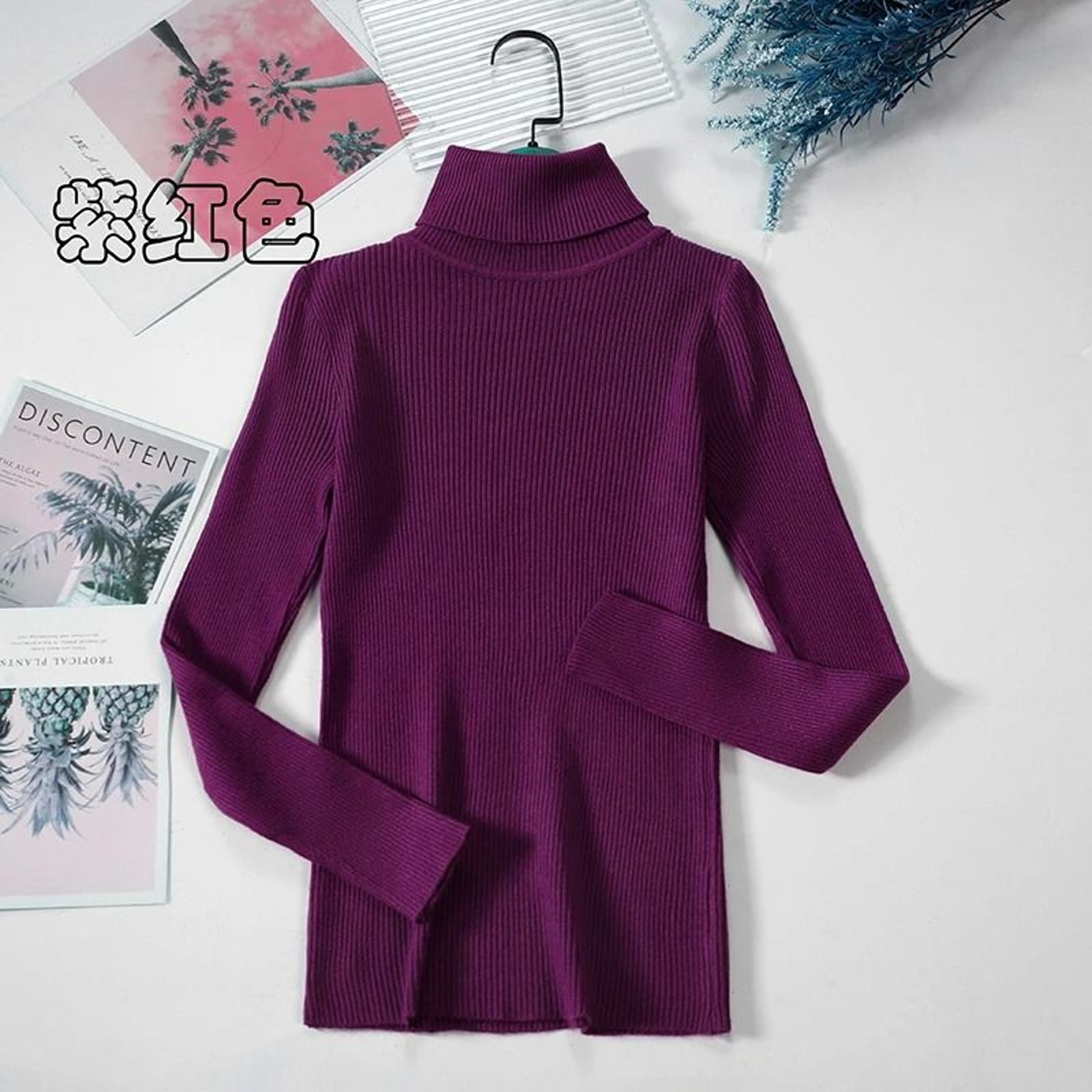 2026 Simple Womens Turtleneck Sweater  Winter Fashion Elastic Knit Pullover  Casual Solid Jumper 18