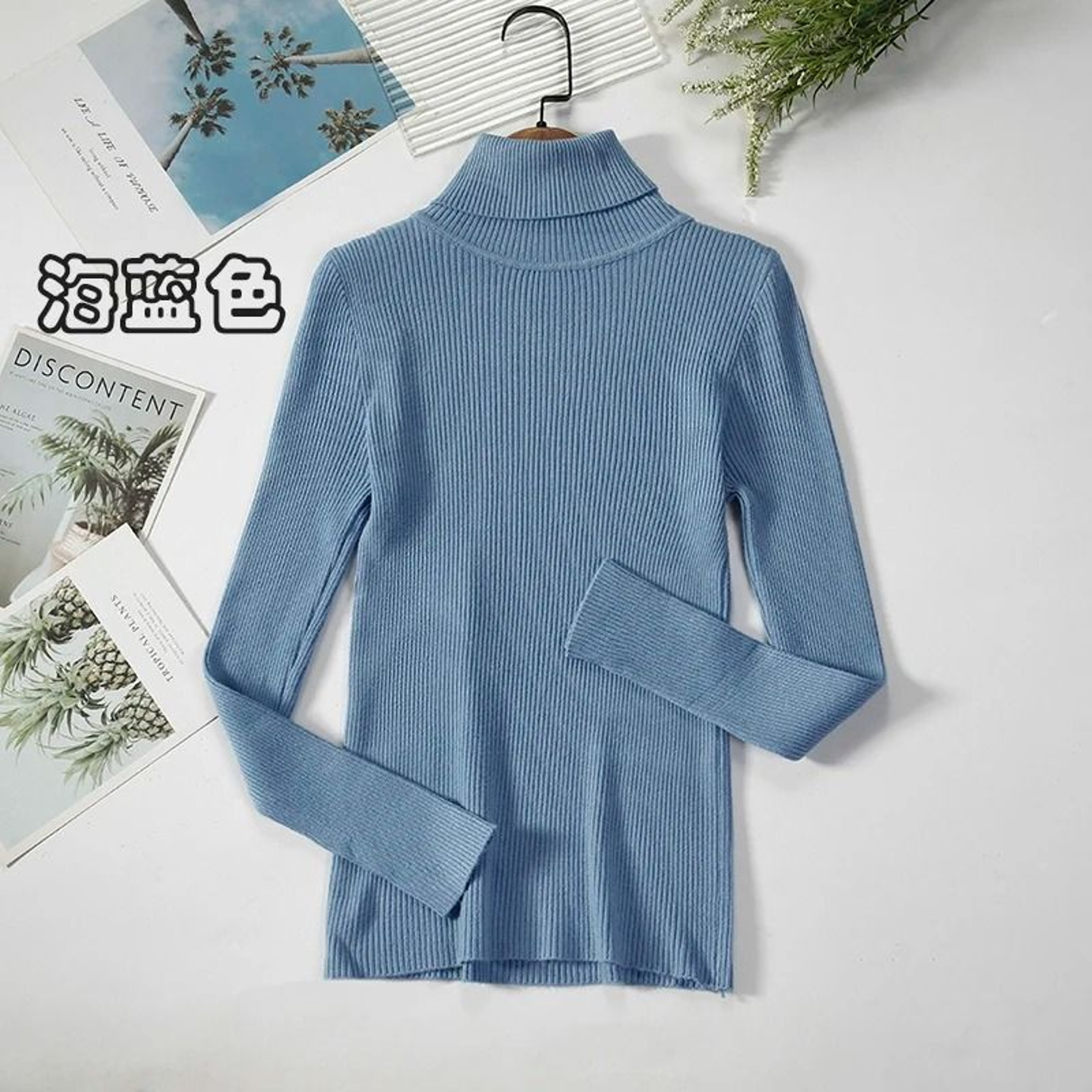 2026 Simple Womens Turtleneck Sweater  Winter Fashion Elastic Knit Pullover  Casual Solid Jumper 28