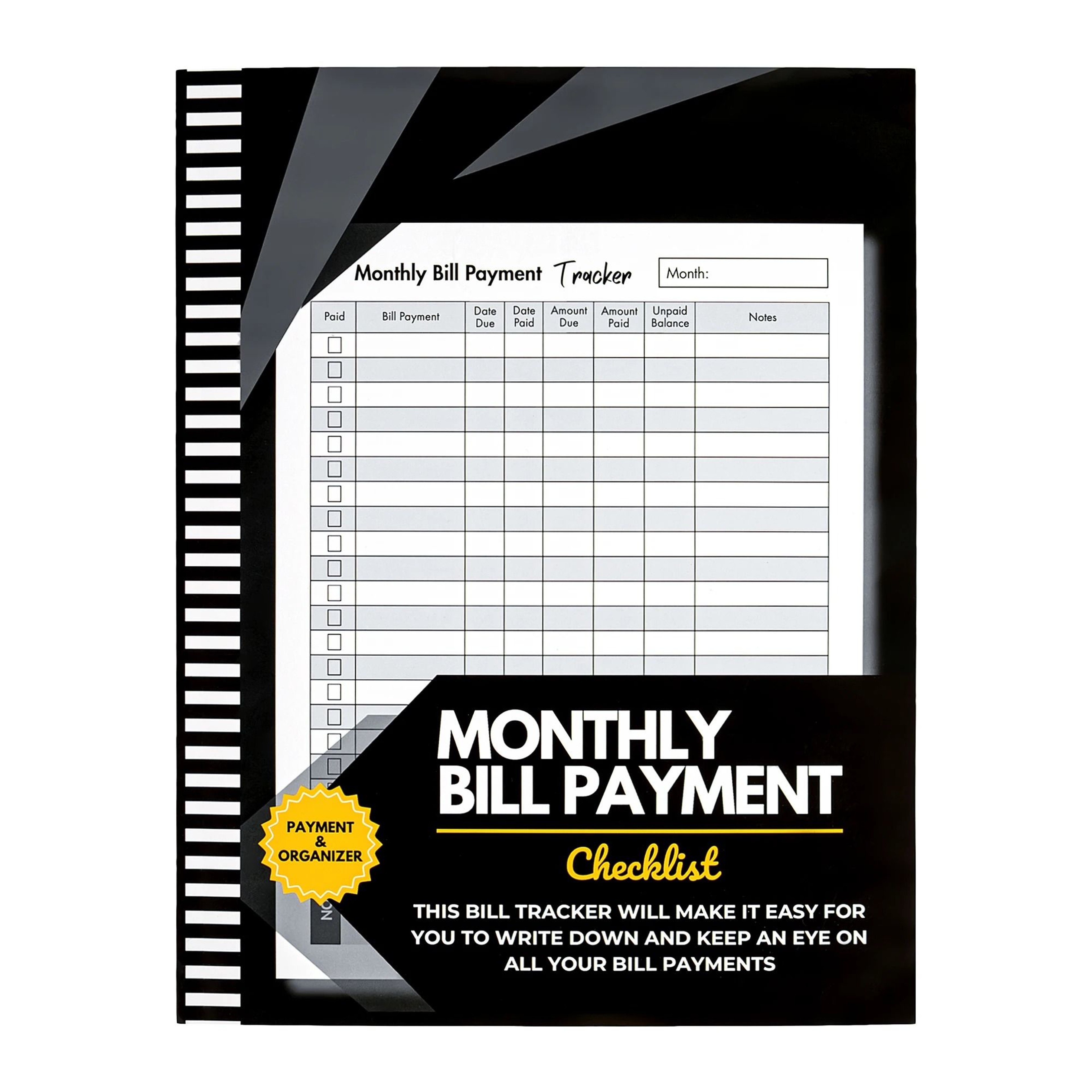 Bill Tracker  Budget Planner  Monthly Expense Organizer For Financial Management  Payment Tracking 0
