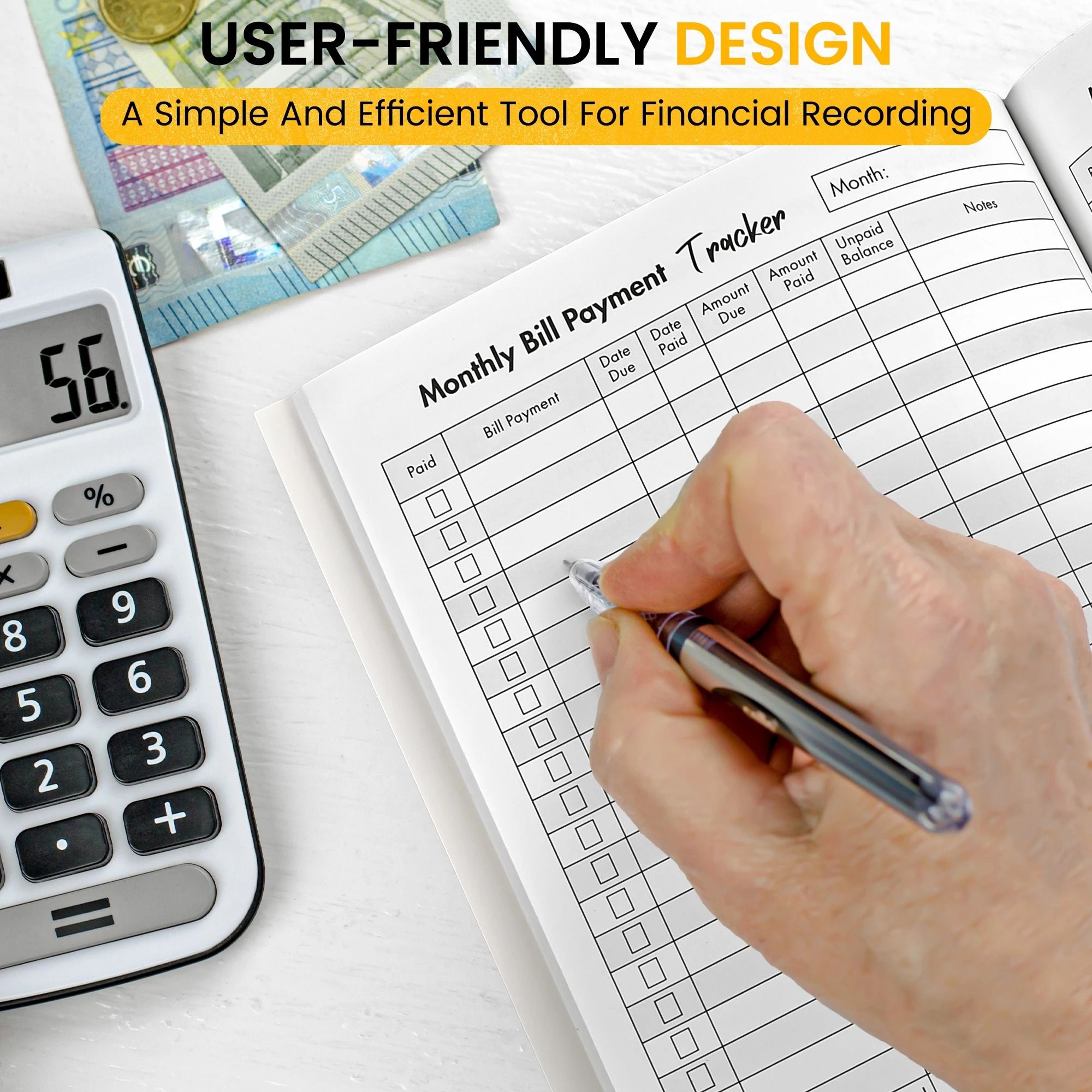 Bill Tracker  Budget Planner  Monthly Expense Organizer For Financial Management  Payment Tracking 4