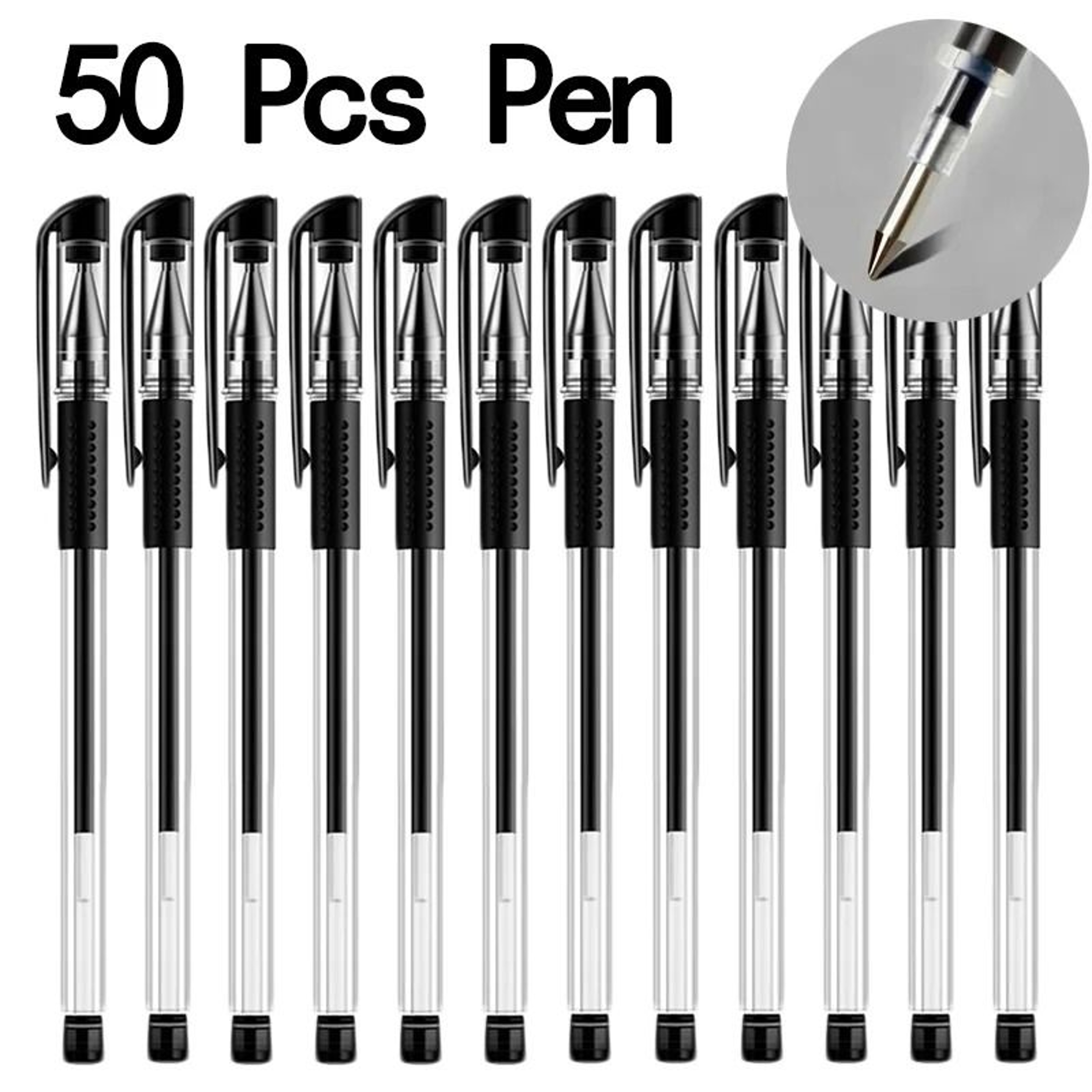 Bulk Gel Pen Set  2050 Pcs Professional Black Blue And Red Writing Pens For School And Office 19