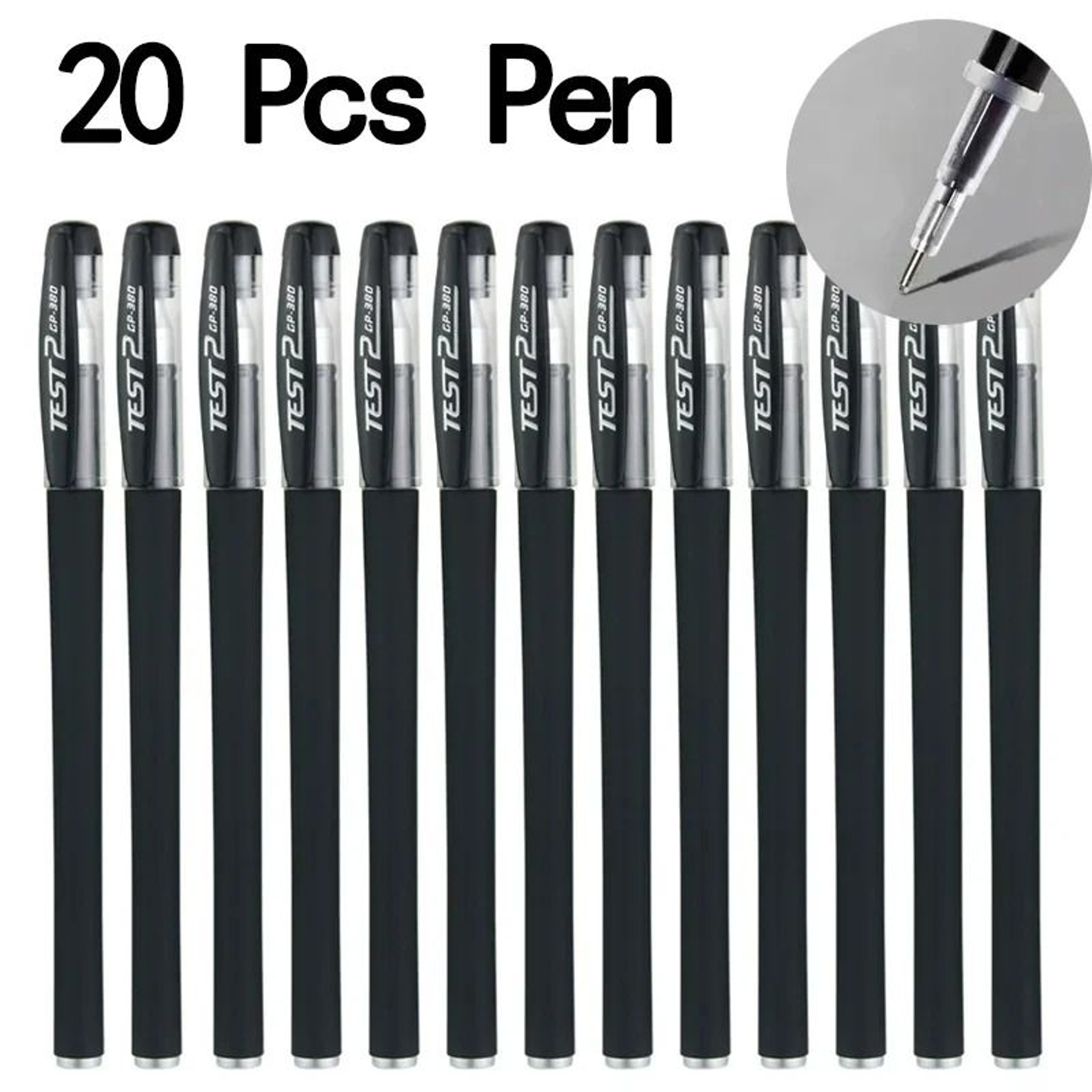 Bulk Gel Pen Set  2050 Pcs Professional Black Blue And Red Writing Pens For School And Office 5