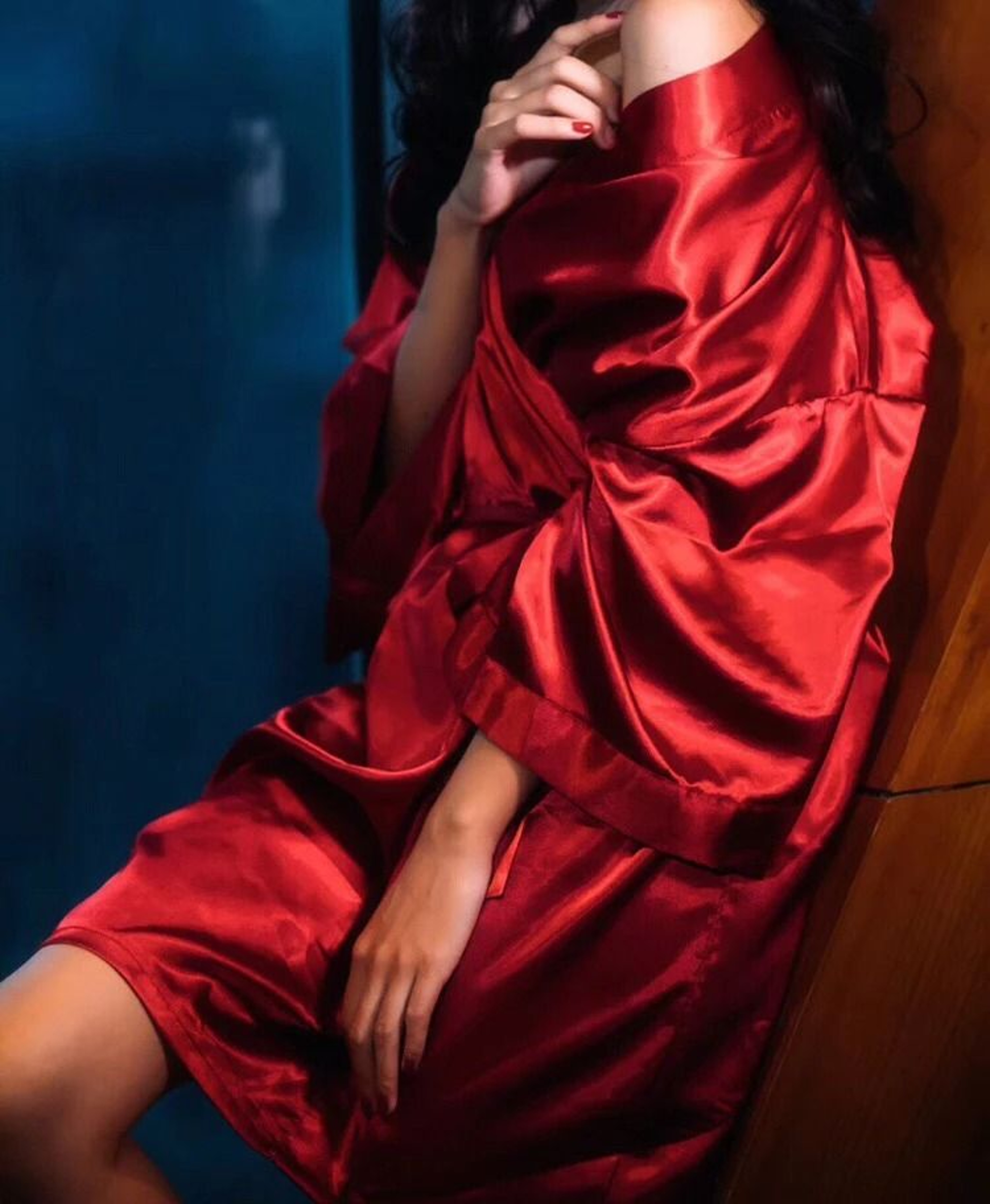 Summer Champagne Chinese Bride Wedding Robe  Satin Sleepwear Sexy Nightgown  Kimono Bathrobe Gown 5
