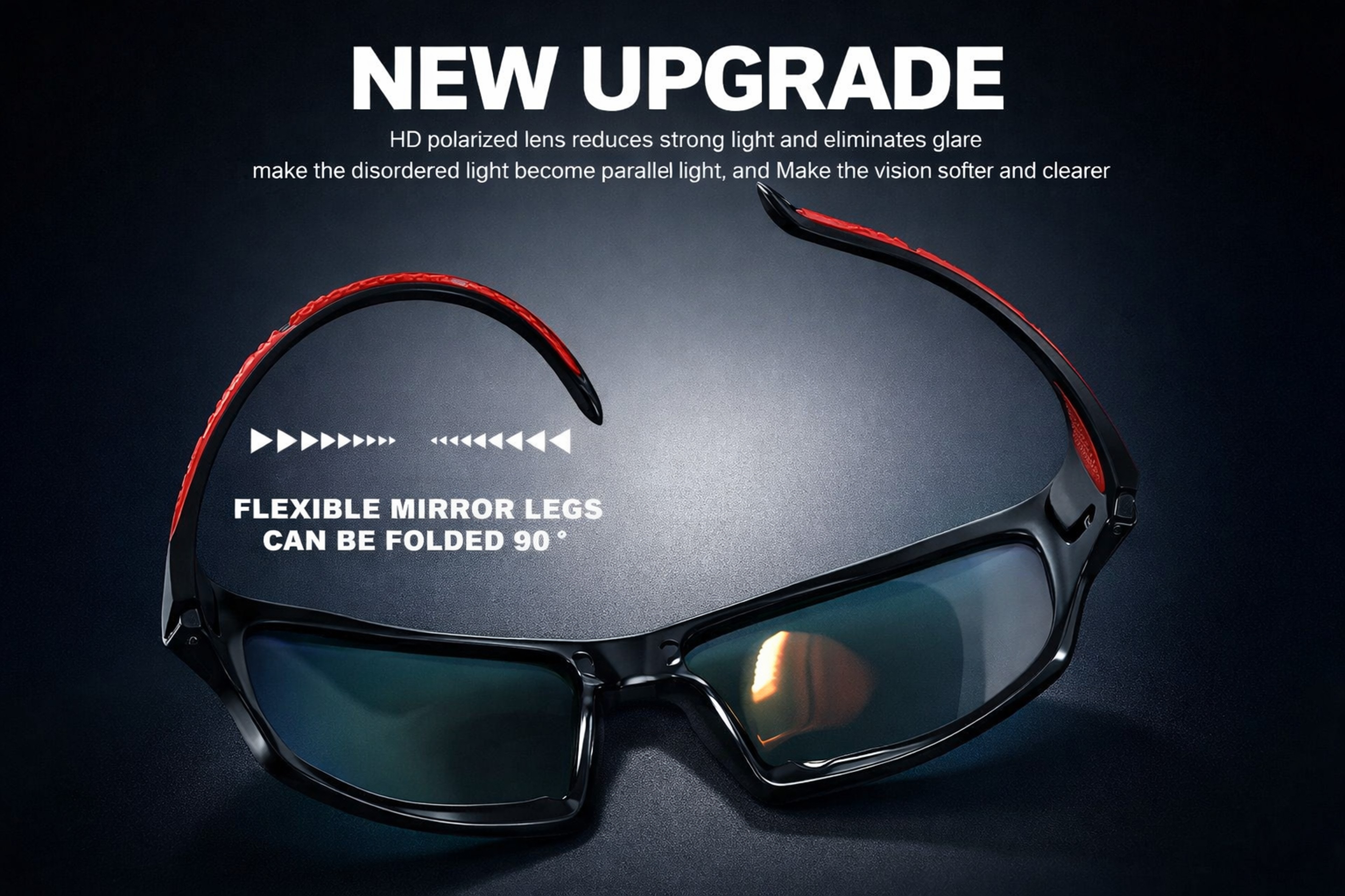 Sports Polarized Sunglasses Lightweight Night Vision for Men Cycling Driving Fishing – view 19