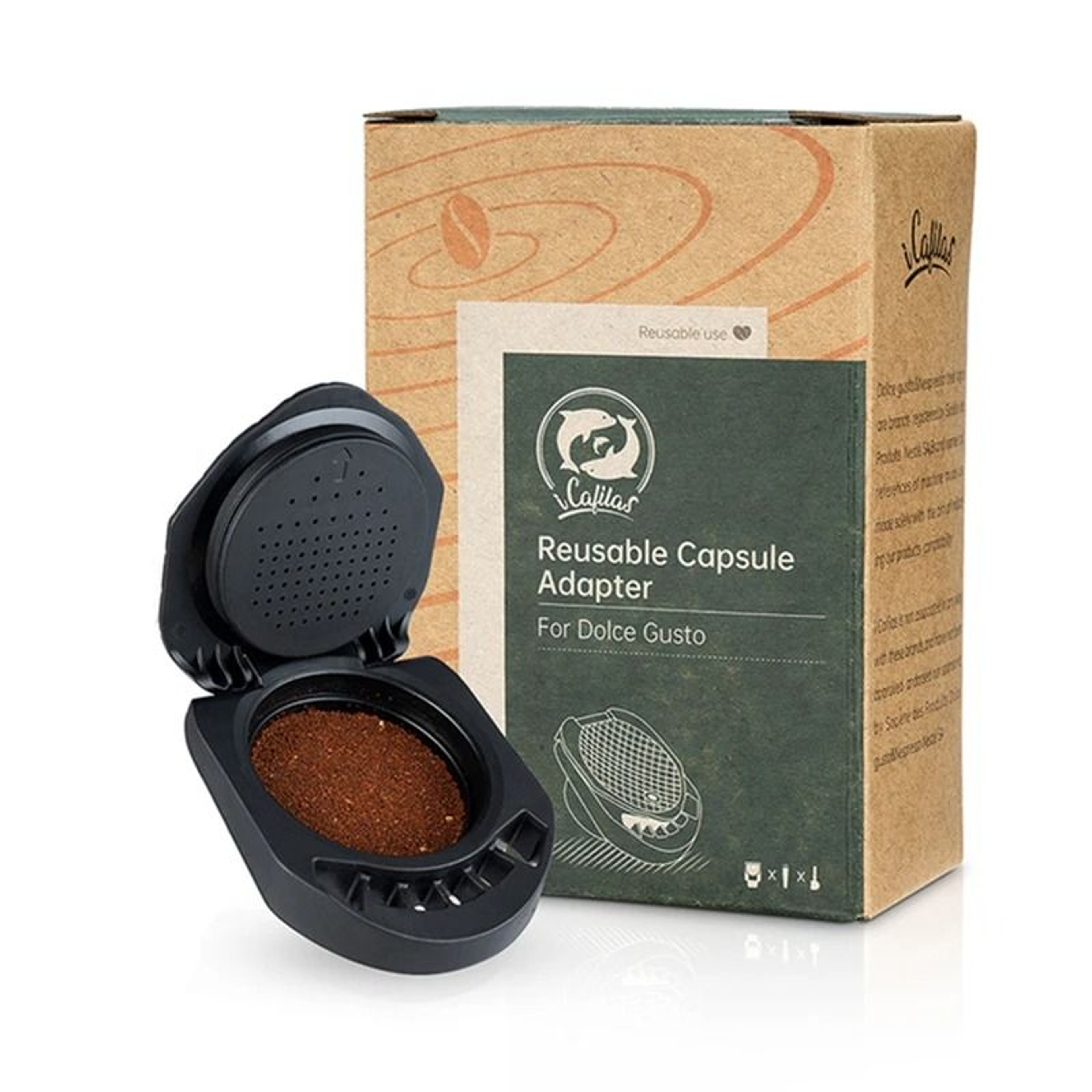 ICafilas Dolce Gusto Capsule Adapter  Precision Reusable Converter For Genio S And Piccolo Machines 5