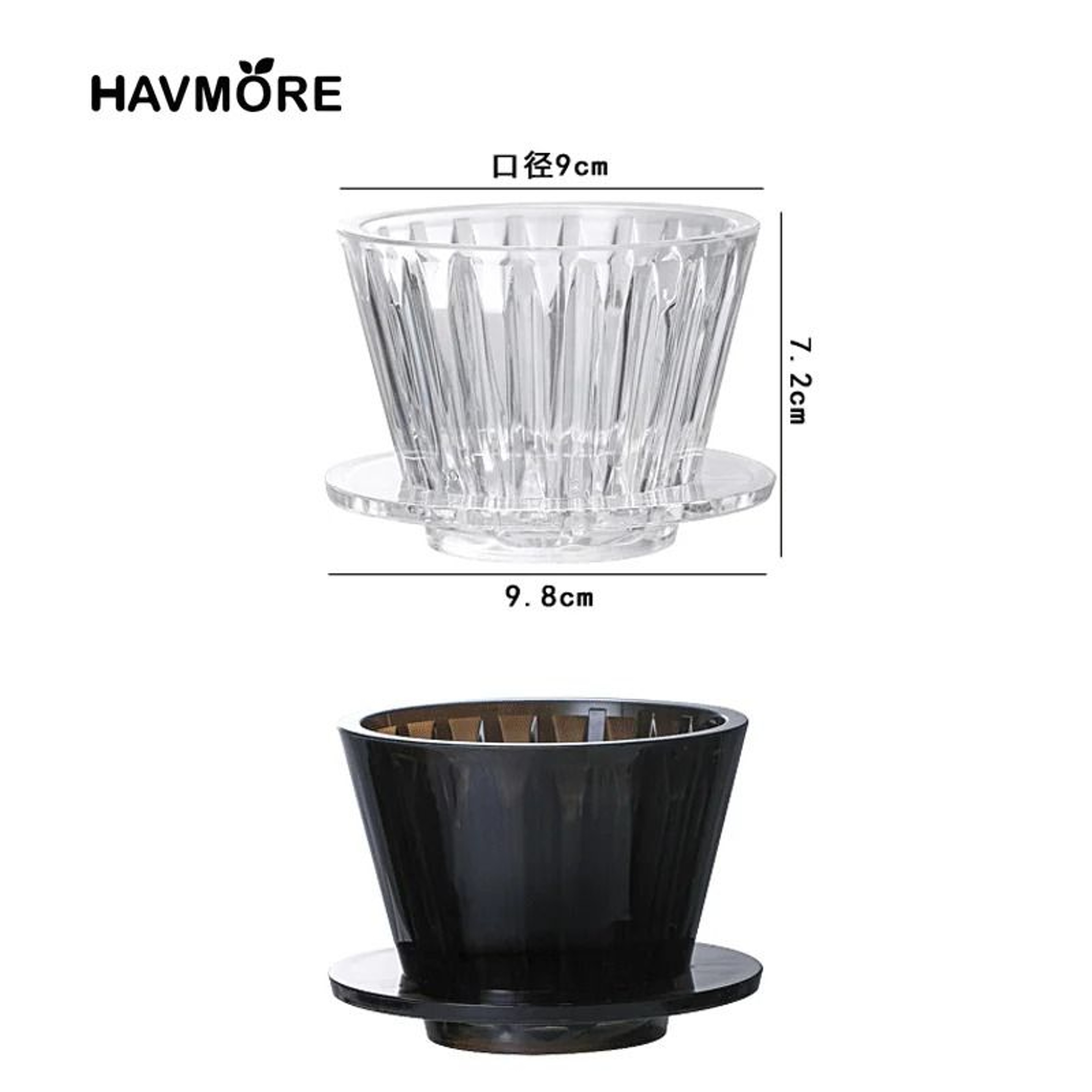 Crystal Eye Wave Coffee Dripper Set  Professional 12 Cup Pour Over Kit With 50 Precision Filter Pap 4