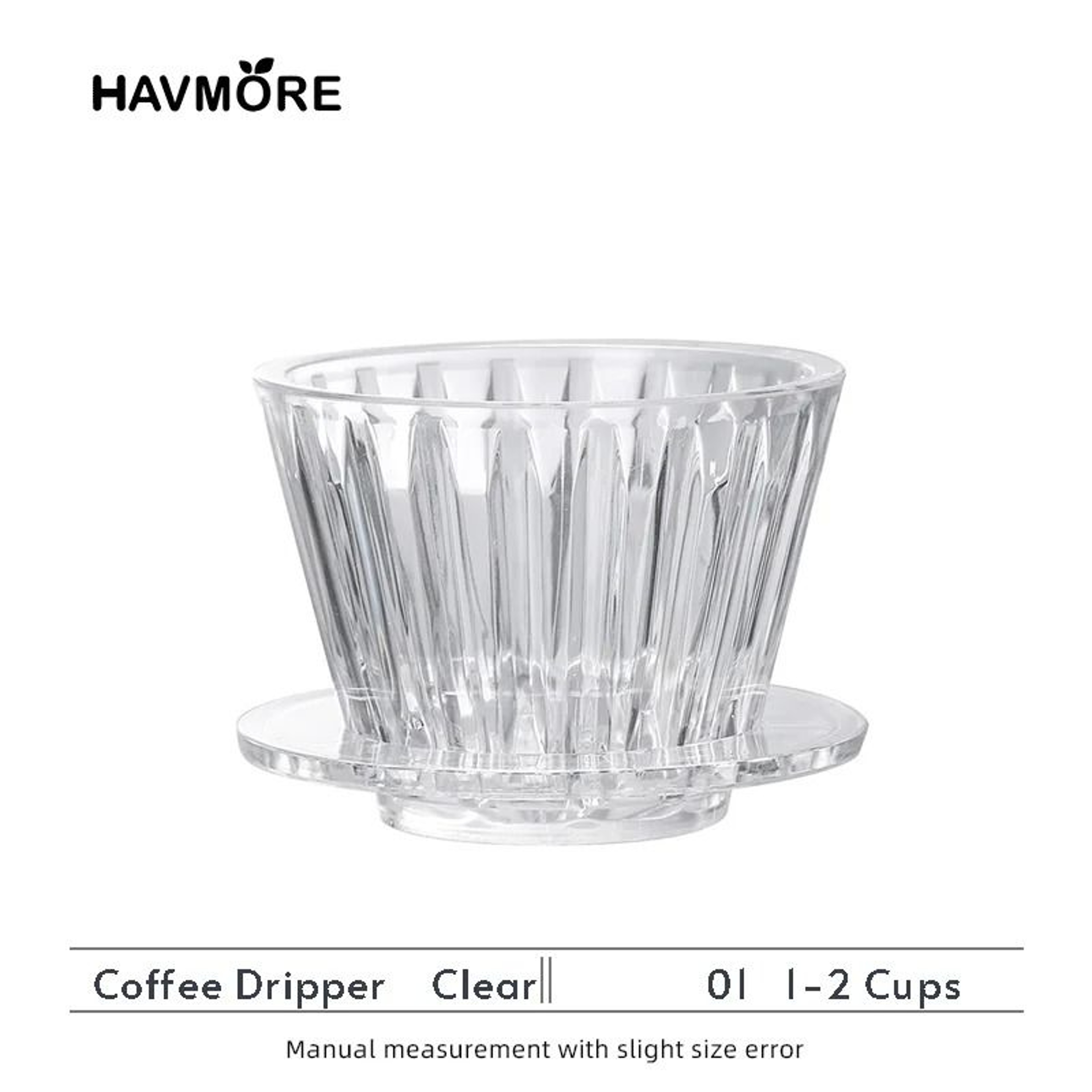 Crystal Eye Wave Coffee Dripper Set  Professional 12 Cup Pour Over Kit With 50 Precision Filter Pap 7