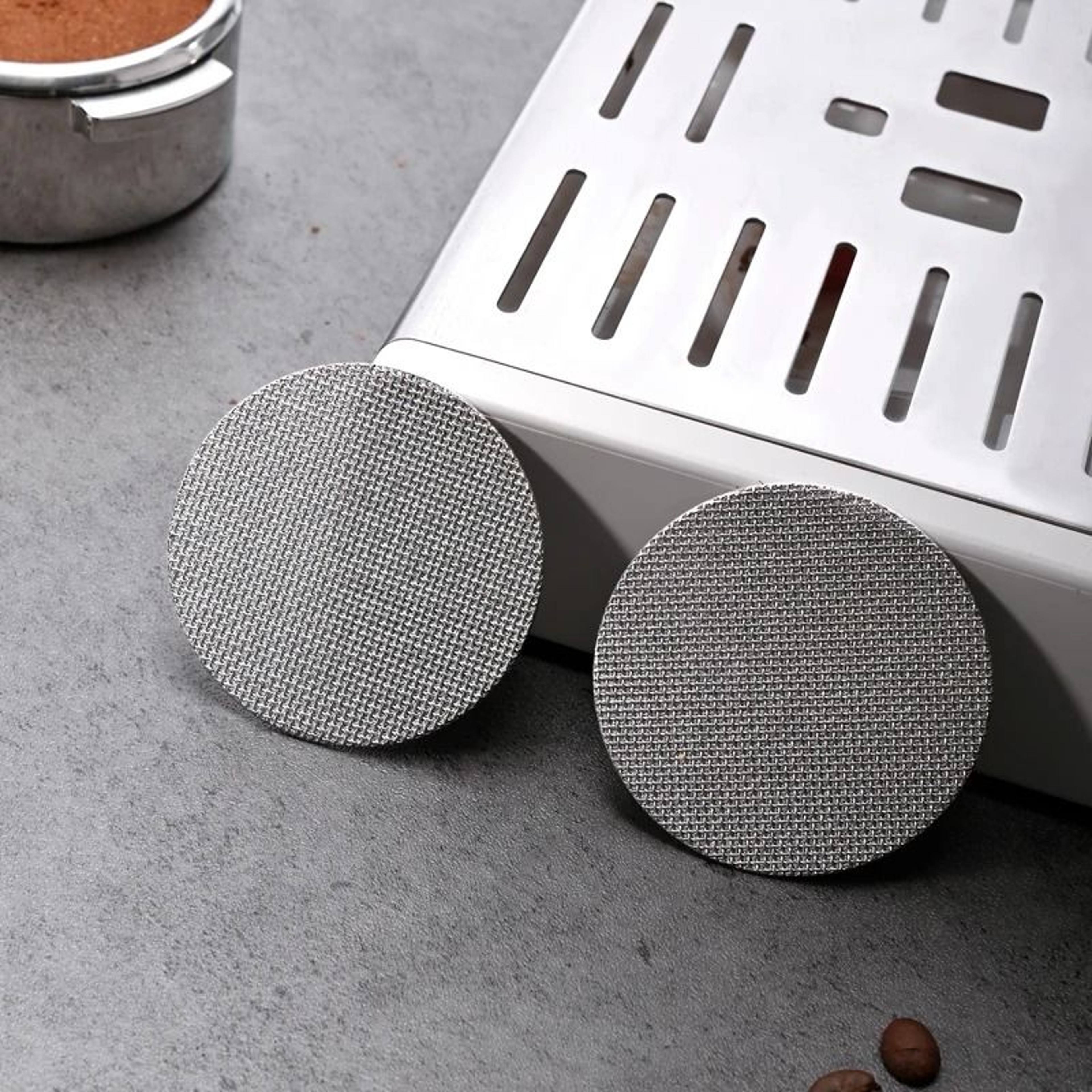 ProGrade 316 Stainless Steel Espresso Puck Screen  Reusable Metal Filter For 51535585mm Portafilter 3