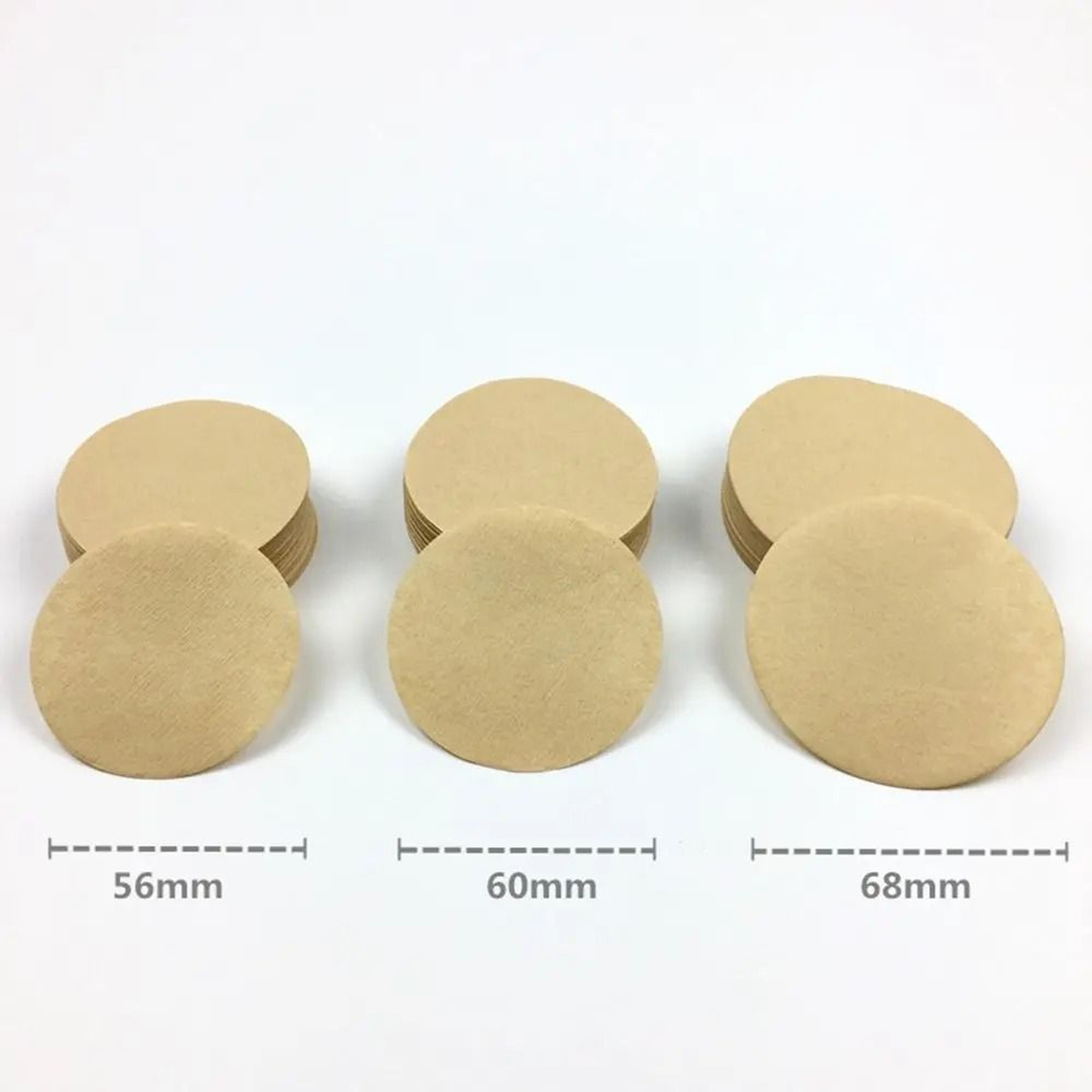 Professional Round Espresso Filter Papers  100pcs Natural Wood Fiber Filters For Moka Pots  Dripper 5