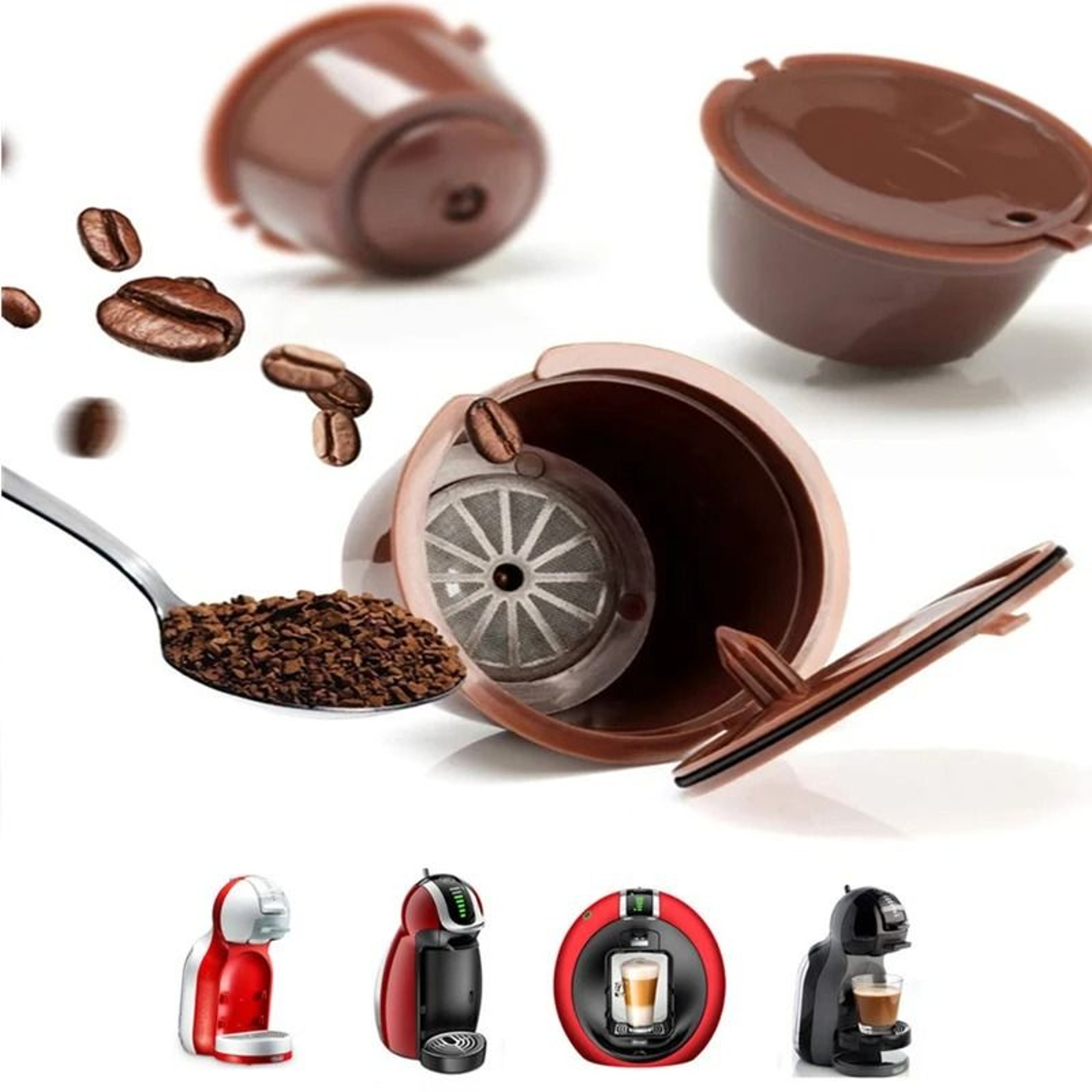 Universal Refillable Dolce Gusto Capsules  Professional Reusable Pods For Nescafe Systems 1