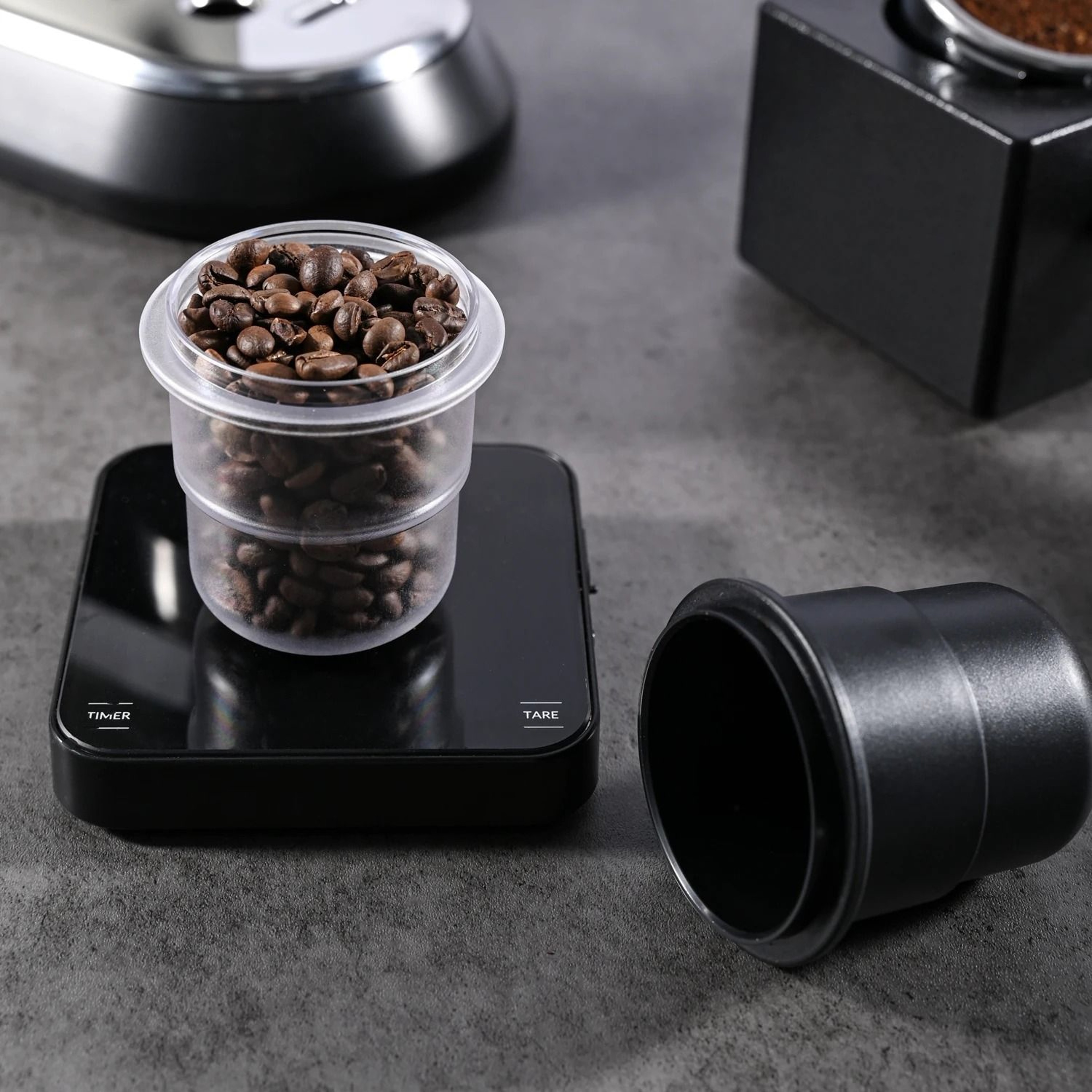 Professional 58mm Espresso Dosing Cup  Precision Portafilter Powder Cup For Barista Extraction 0
