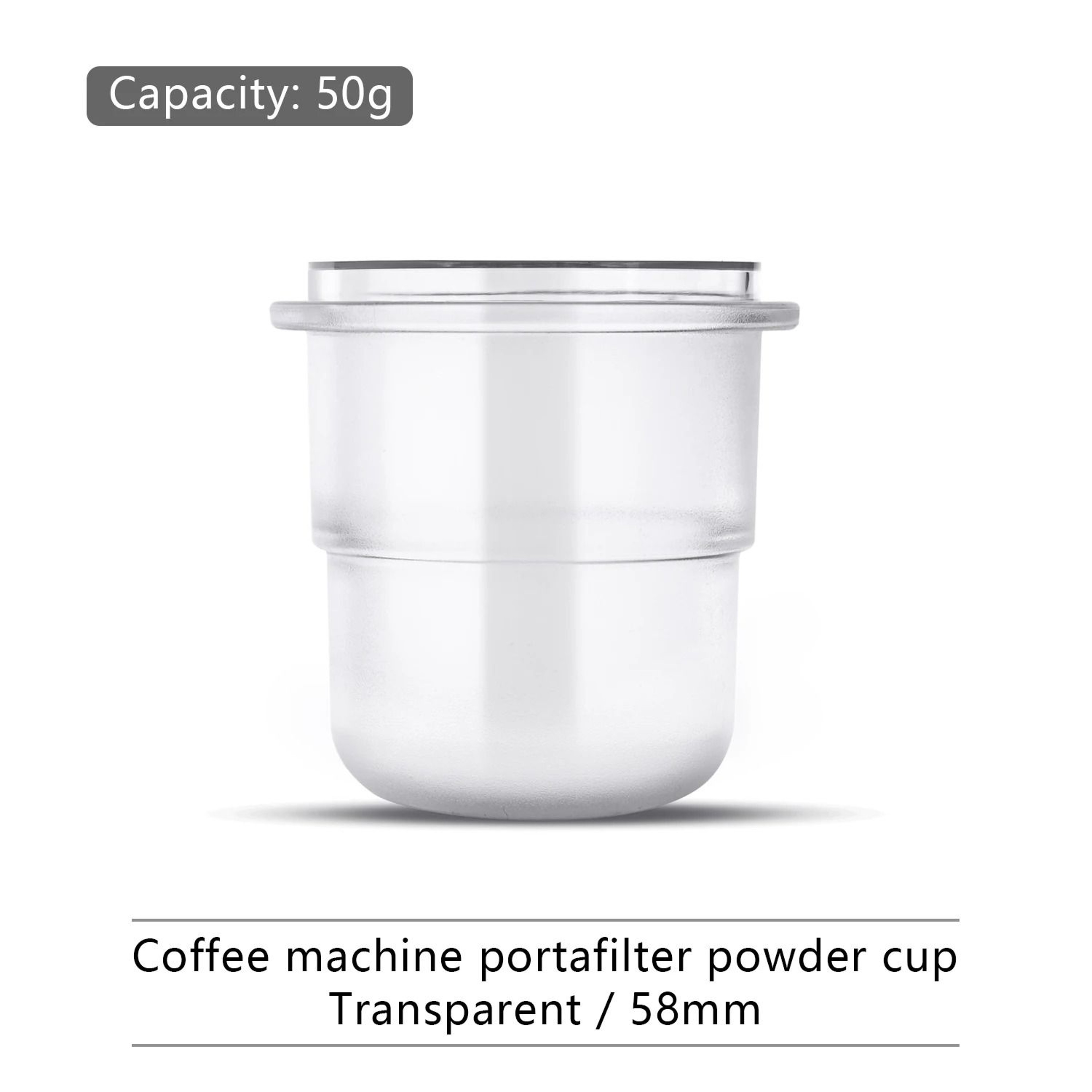Professional 58mm Espresso Dosing Cup  Precision Portafilter Powder Cup For Barista Extraction 7