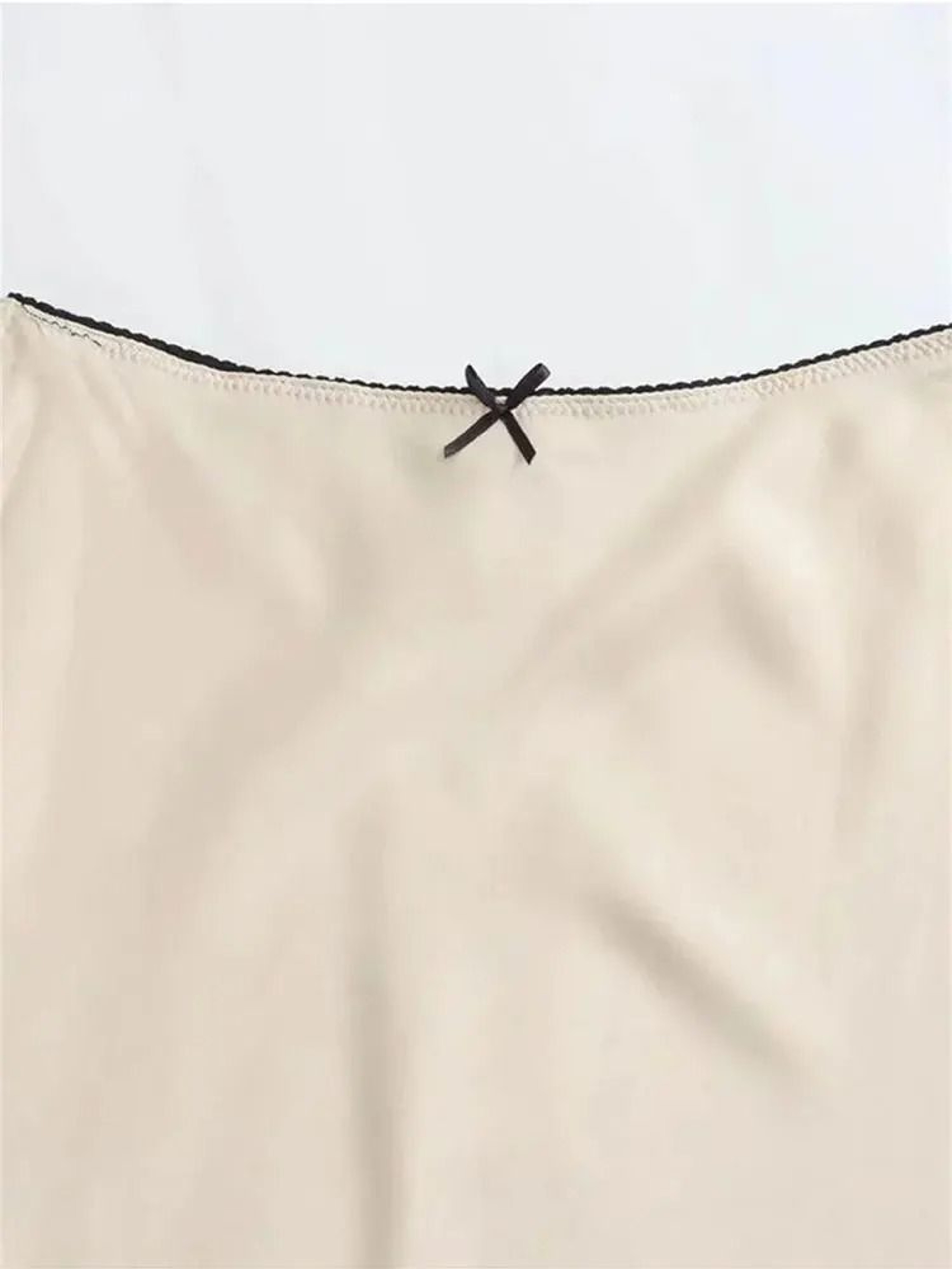Mooyufon Vintage Satin HighWaist Long Skirt  Spring 2024 Chic Bow Decoration HLine Skirt 5