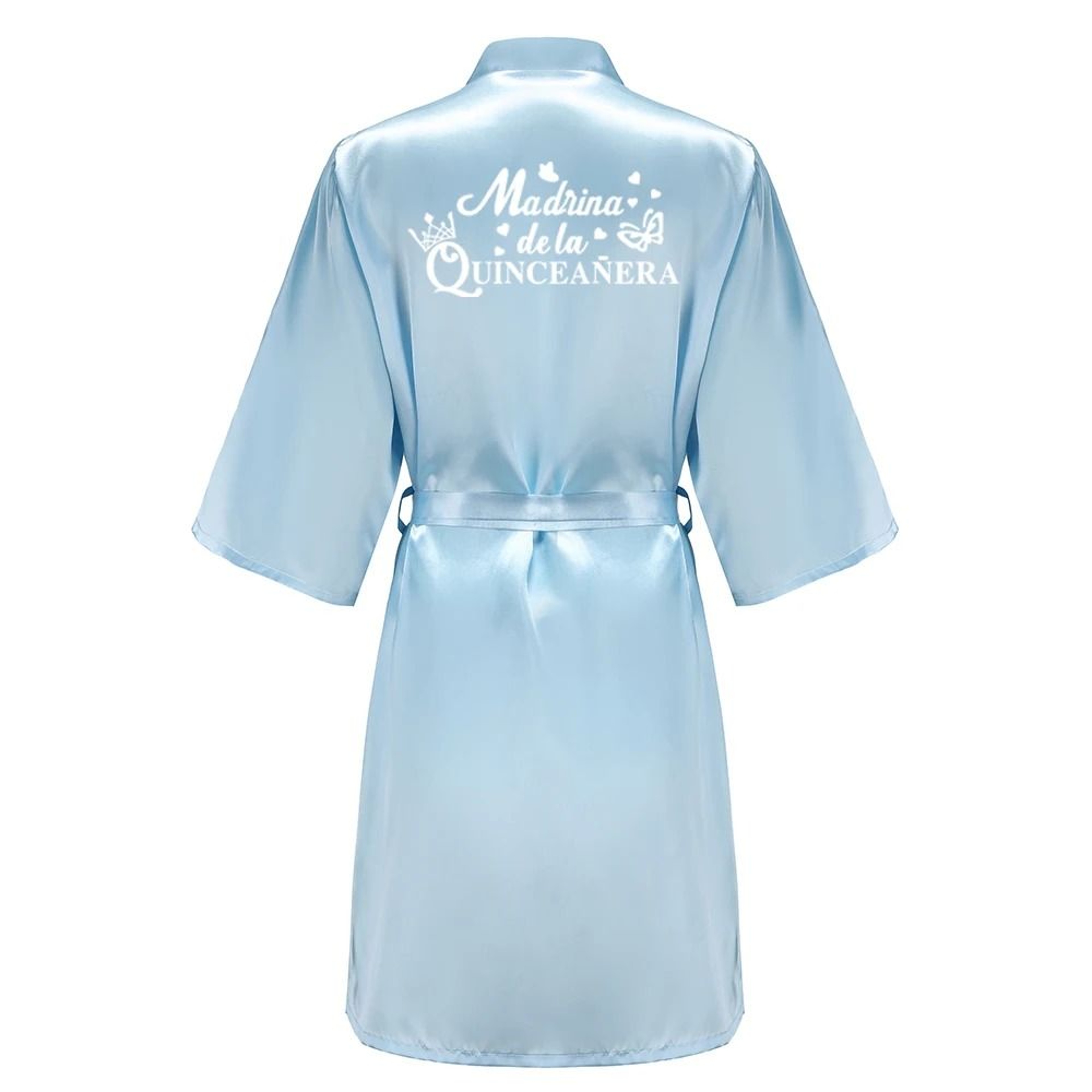 Princess Quinceanera Birthday Party Robe  Professional Silkly Nightgown  Mis XV Sweet 15 Bathrobe 2