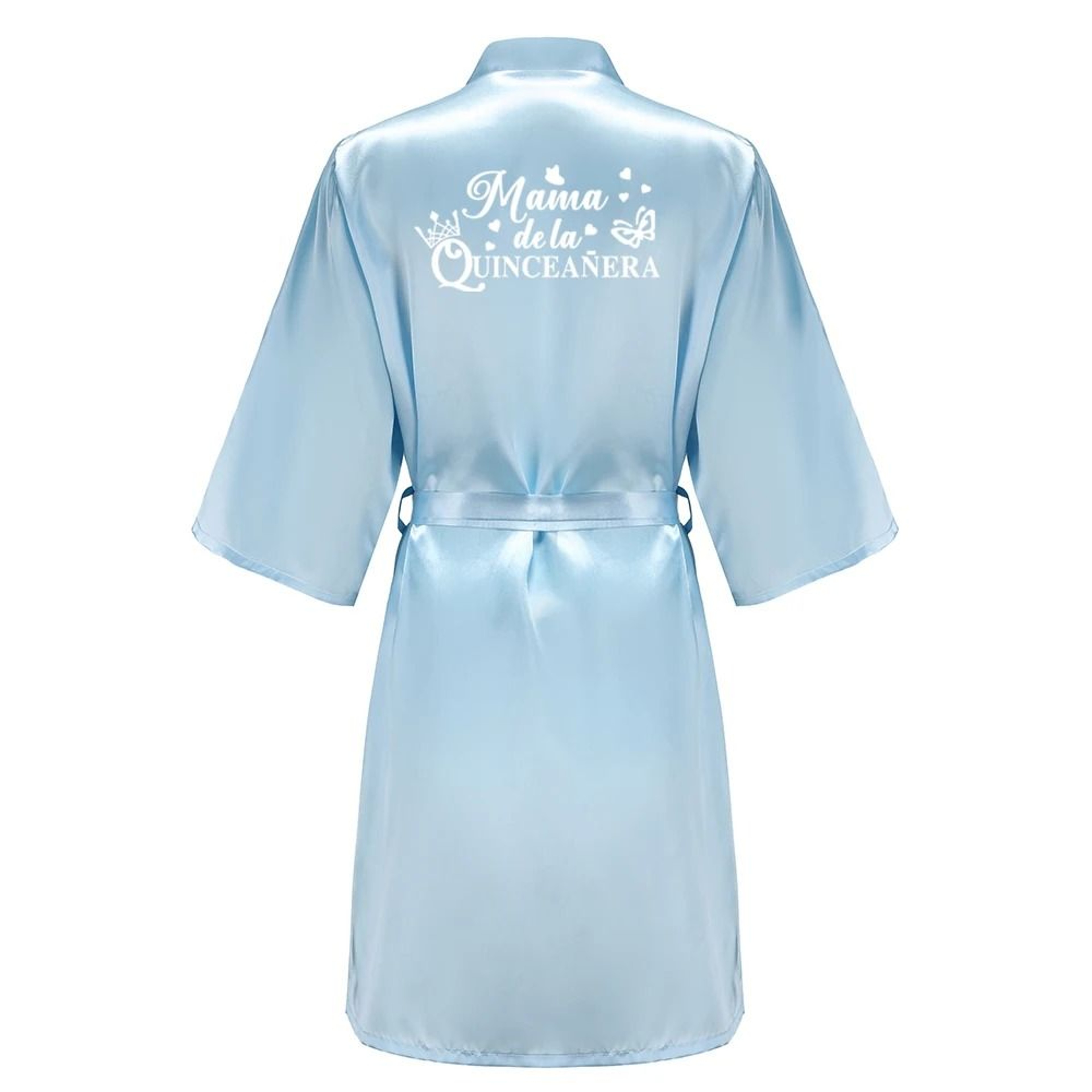 Princess Quinceanera Birthday Party Robe  Professional Silkly Nightgown  Mis XV Sweet 15 Bathrobe 3