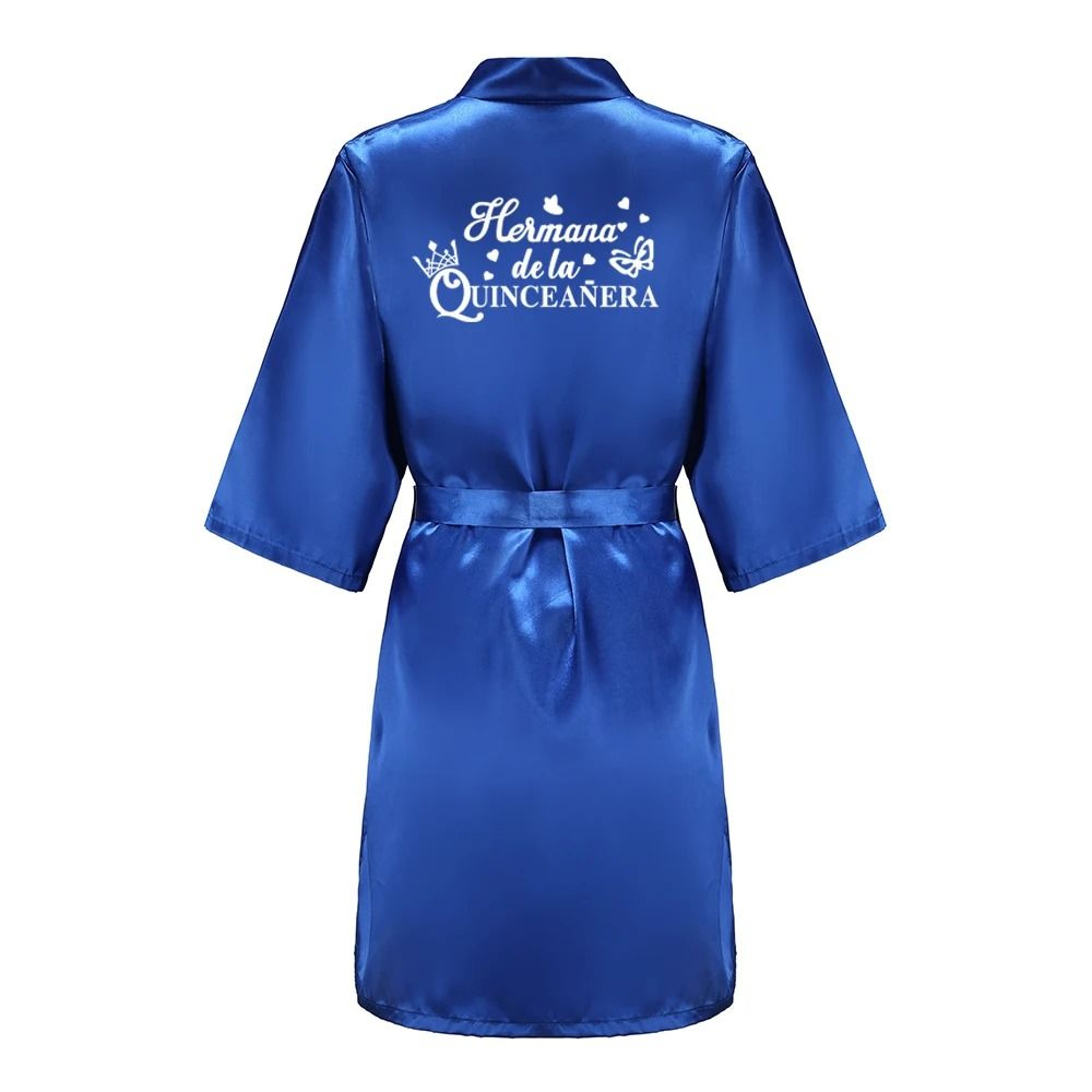Princess Quinceanera Birthday Party Robe  Professional Silkly Nightgown  Mis XV Sweet 15 Bathrobe 15