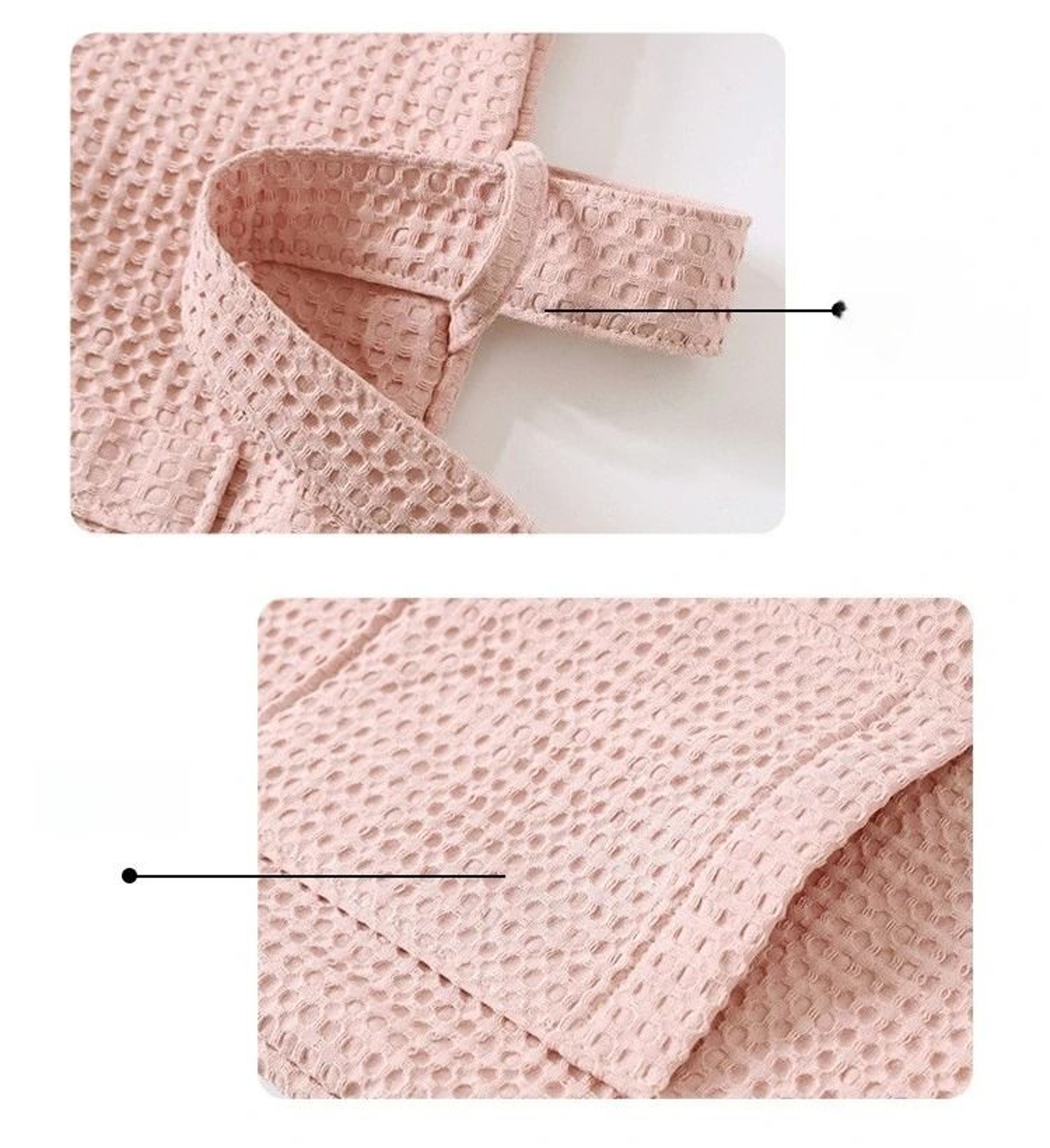 Premium Cotton Waffle Bathrobe  Professional QuickDrying Design For Women Men  Couples 2