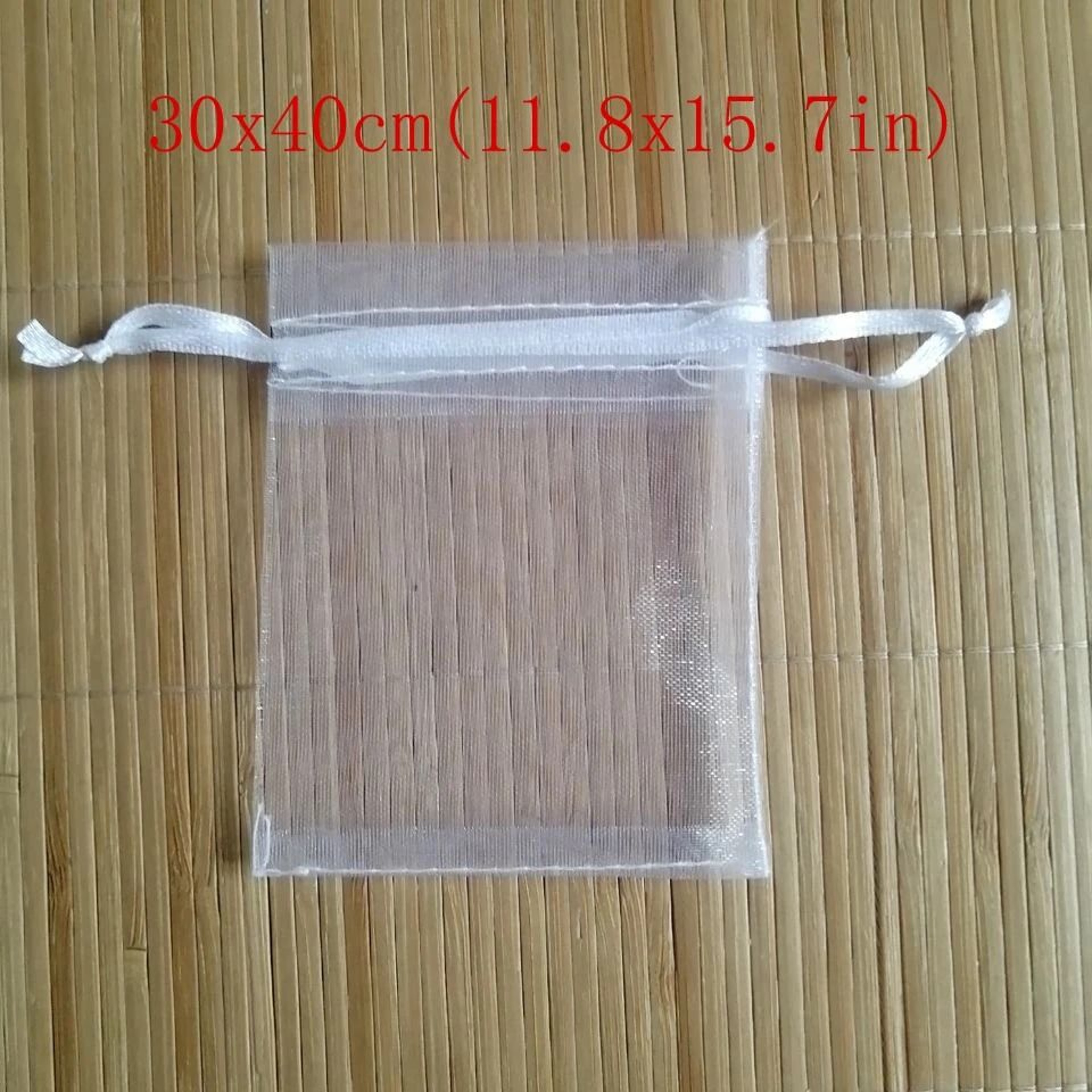 White Drawstring Organza Bags  HighPerformance Jewelry Package  Small Wedding Gift Pouches 14