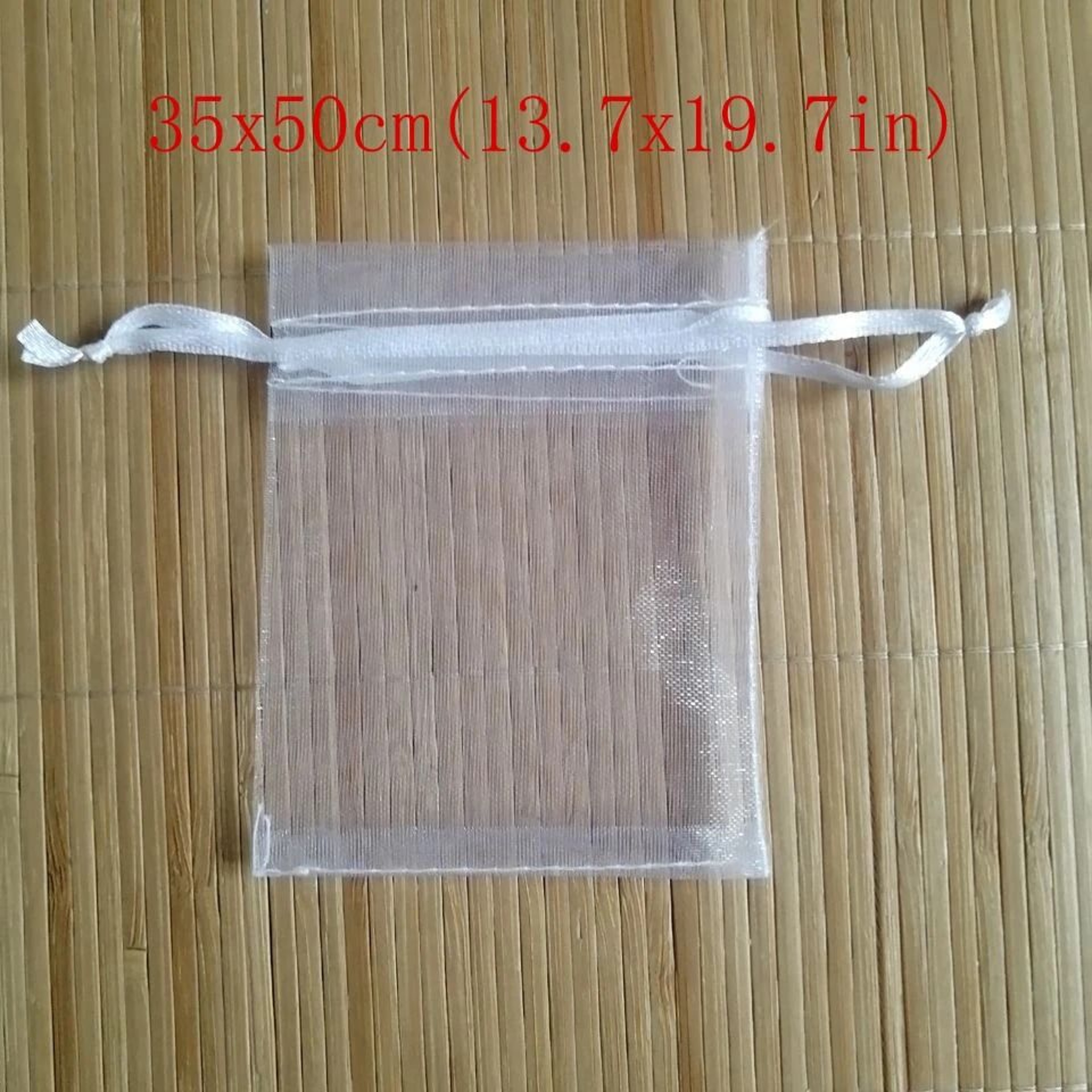 White Drawstring Organza Bags  HighPerformance Jewelry Package  Small Wedding Gift Pouches 15